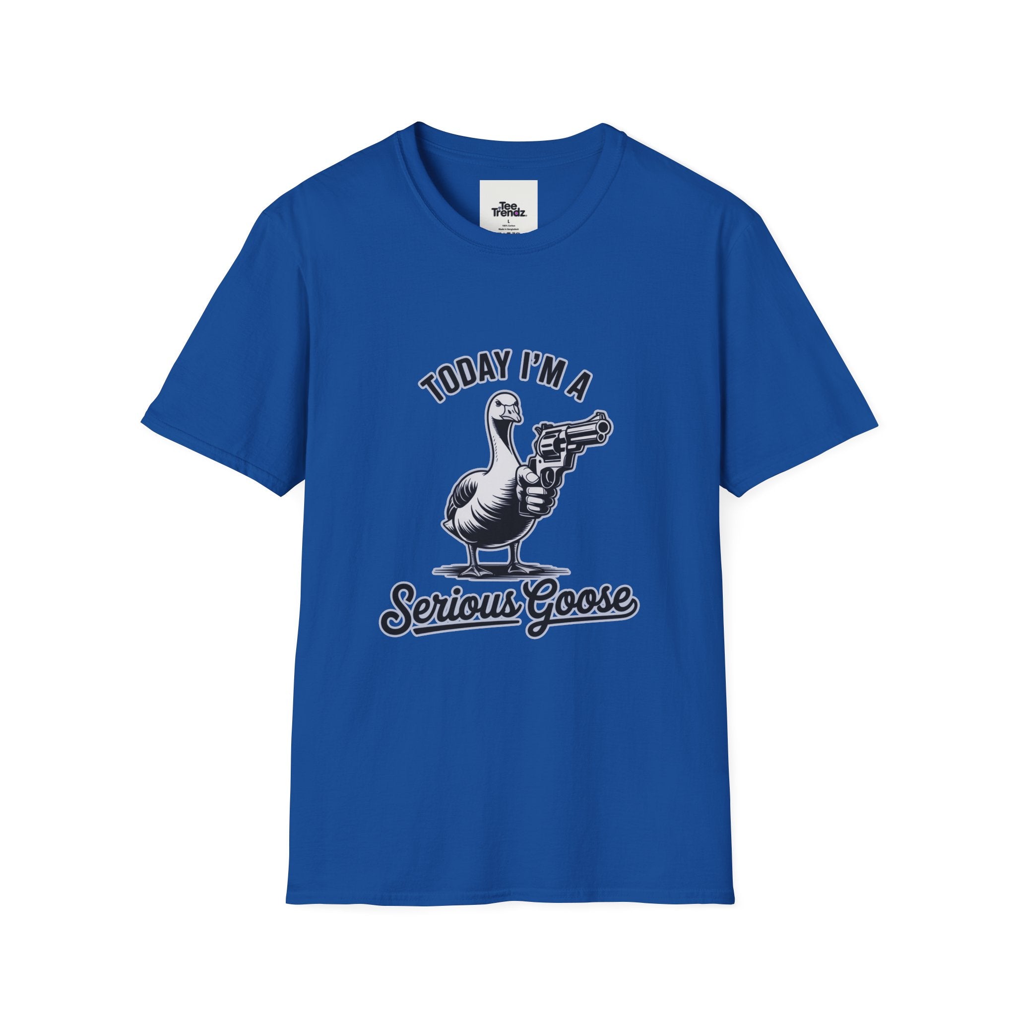 Serious Goose T-Shirt — "Today I'm a Serious Goose" Funny Graphic Tee