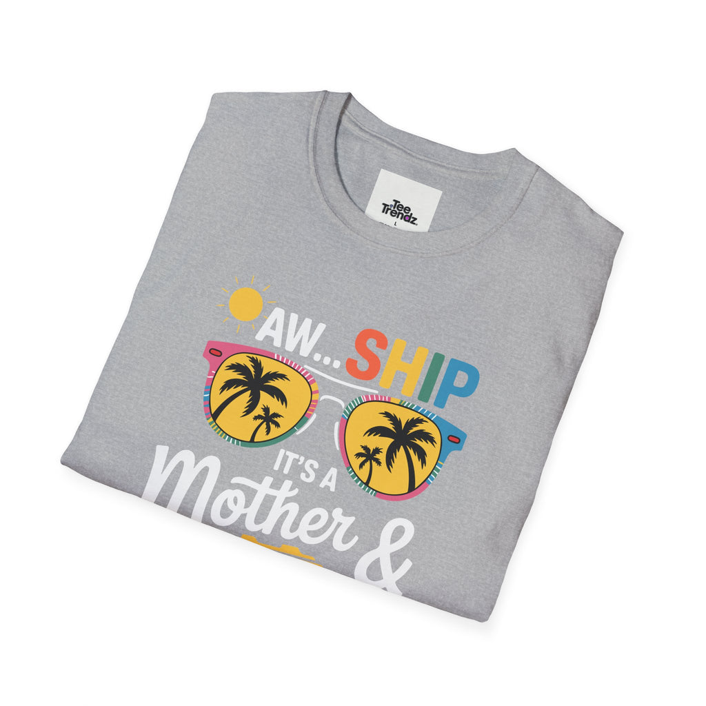 Mother & Daughter Trip T-Shirt – "Aw...Ship" Tropical Sunglasses Vacation Tee