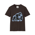 Gorilla Mascot T-Shirt — Bold Blue Ape Graphic Tee