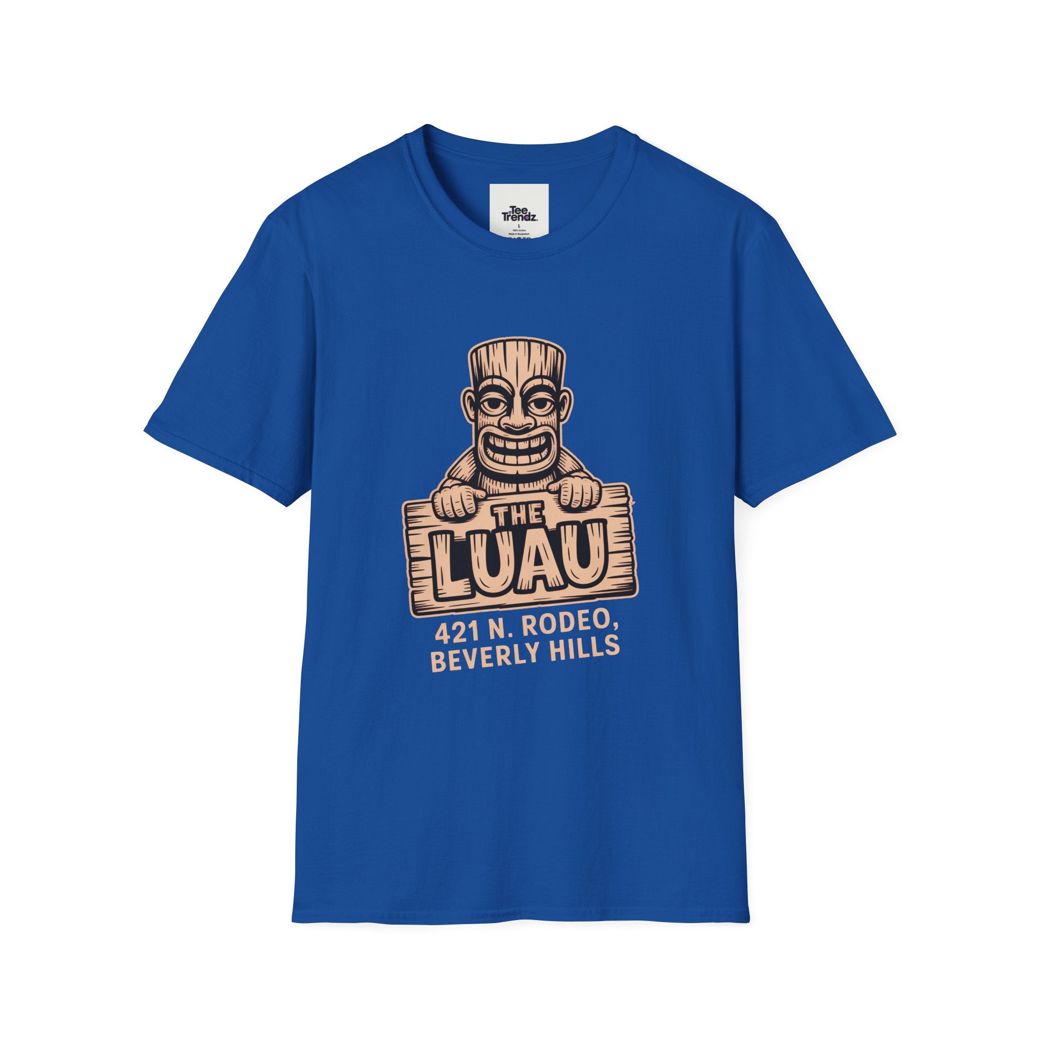 Luau T-Shirt — Vintage Tiki The Luau Graphic Tee (421 N. Rodeo, Beverly Hills)