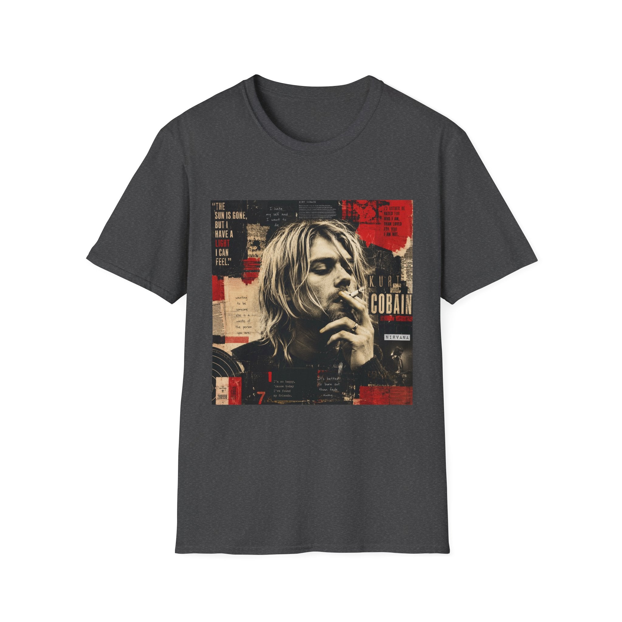 Vintage Grunge Band Portrait T-Shirt