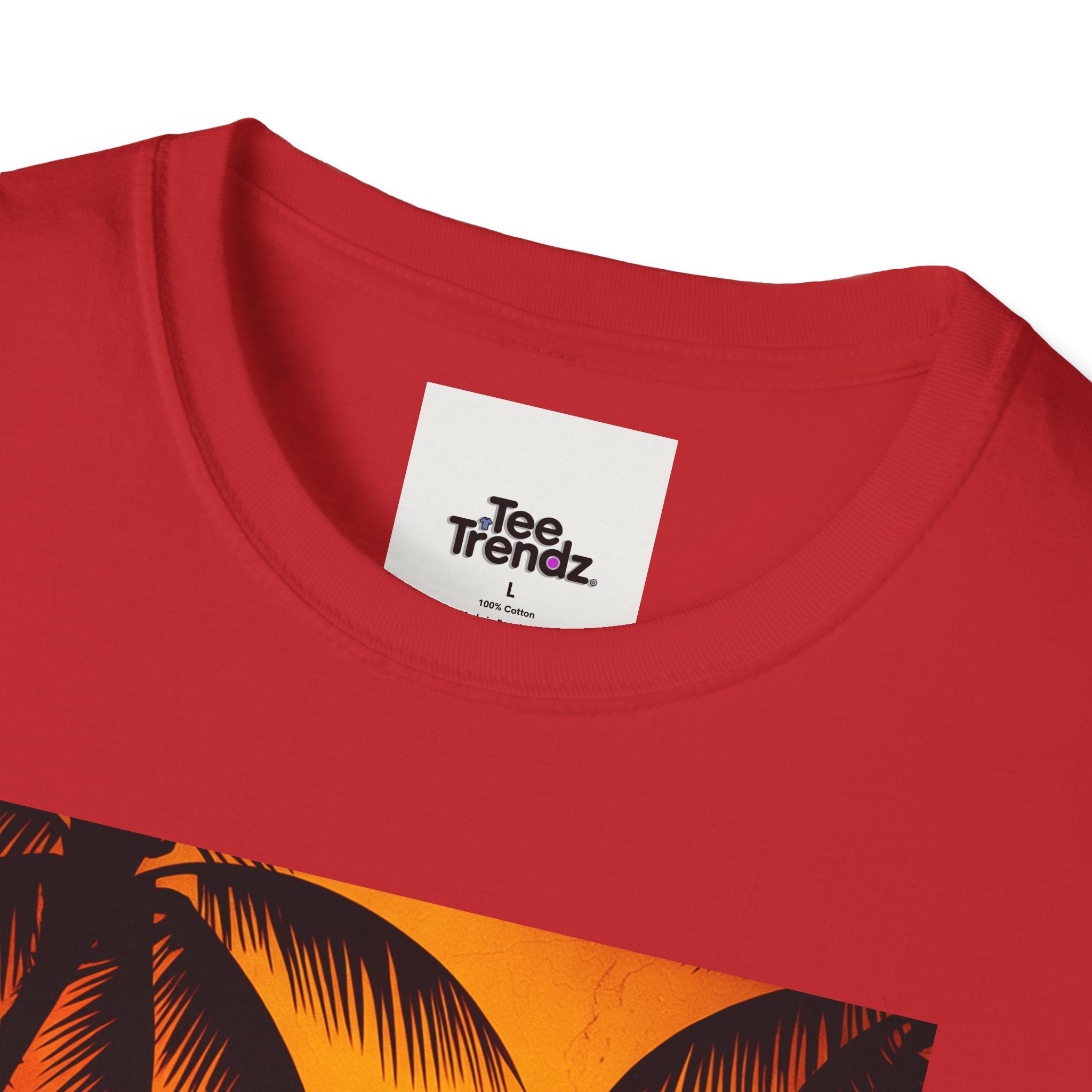 Summer Vibes Surf T-Shirt — Retro Sunset Palm Beach Tee