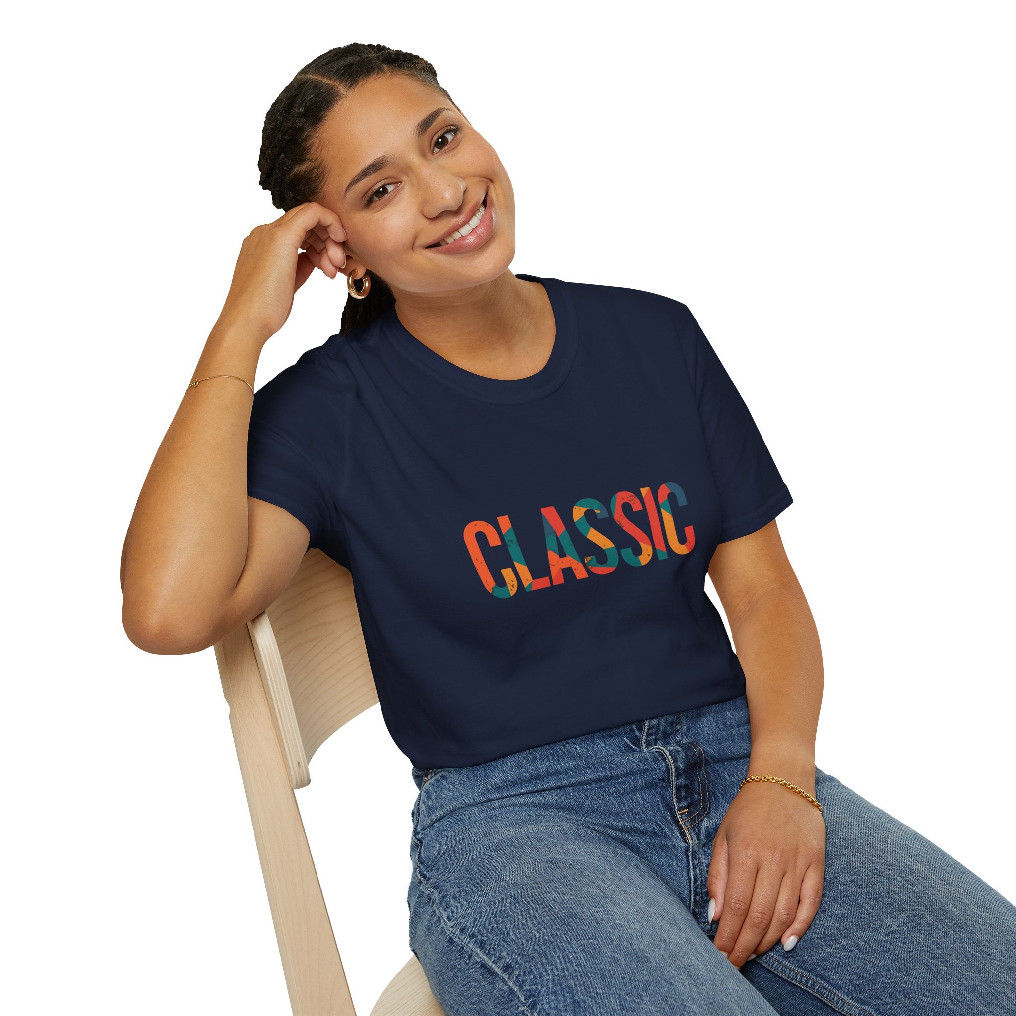 Classic Retro Text T-Shirt