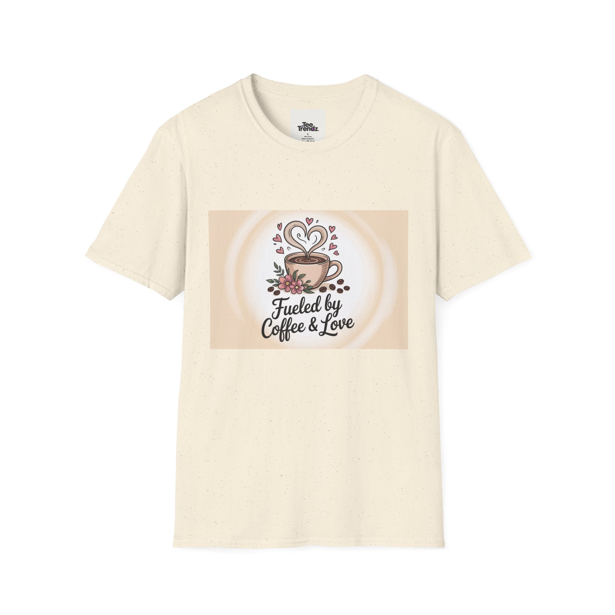 Coffee Lover T-Shirt — "Fueled by Coffee & Love" Graphic Tee