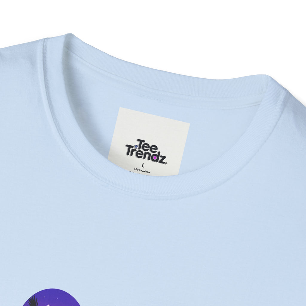 T-Shirt — Tropical Paw Sunset Graphic Tee