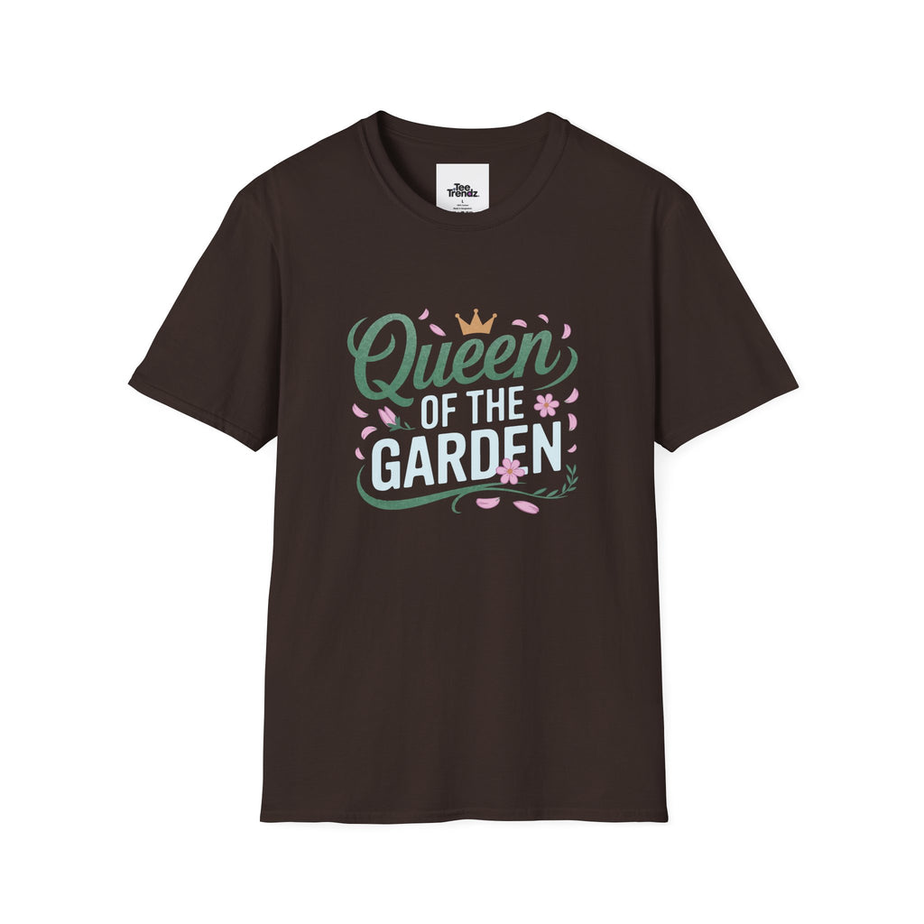 Queen of the Garden T-Shirt — Floral Gardener Gift