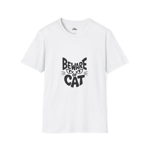 Beware of Cat T-Shirt — Funny Cat Lover Tee