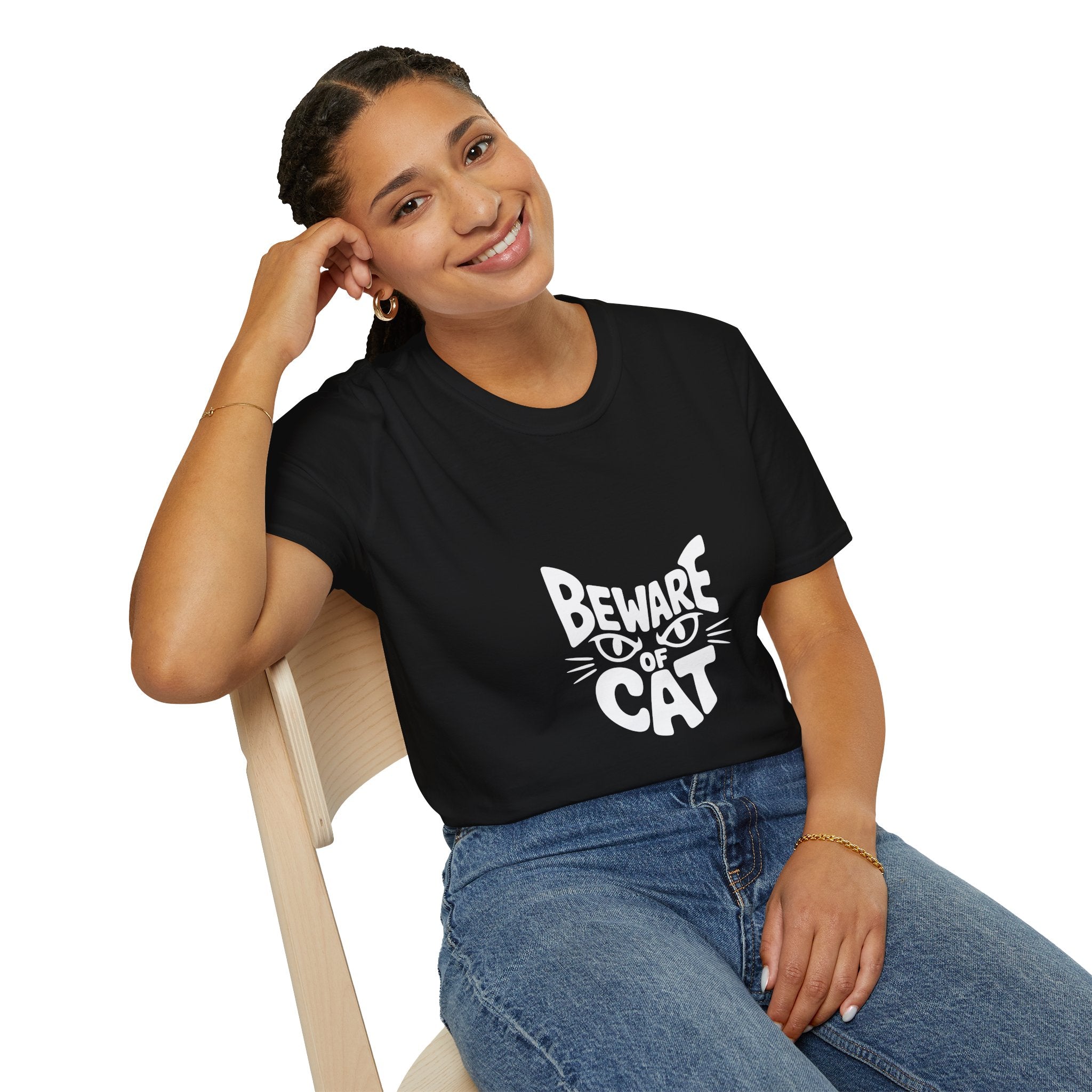 Beware of Cat T-Shirt — Funny Cat Lover Tee