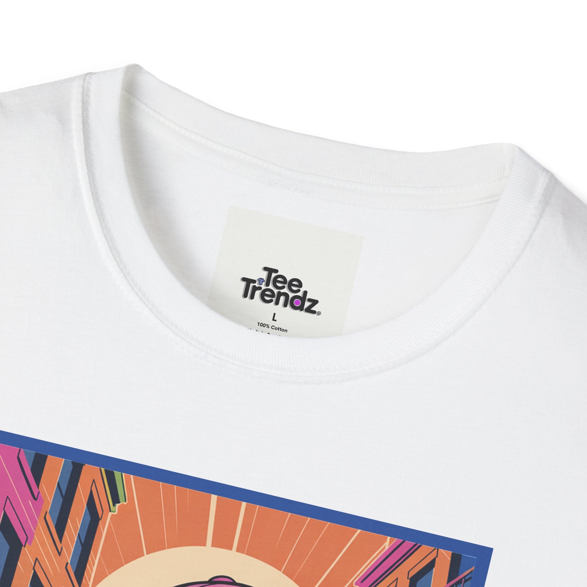 Skateboard Duck Graphic T-Shirt — Retro Streetwear Skateboarder Design
