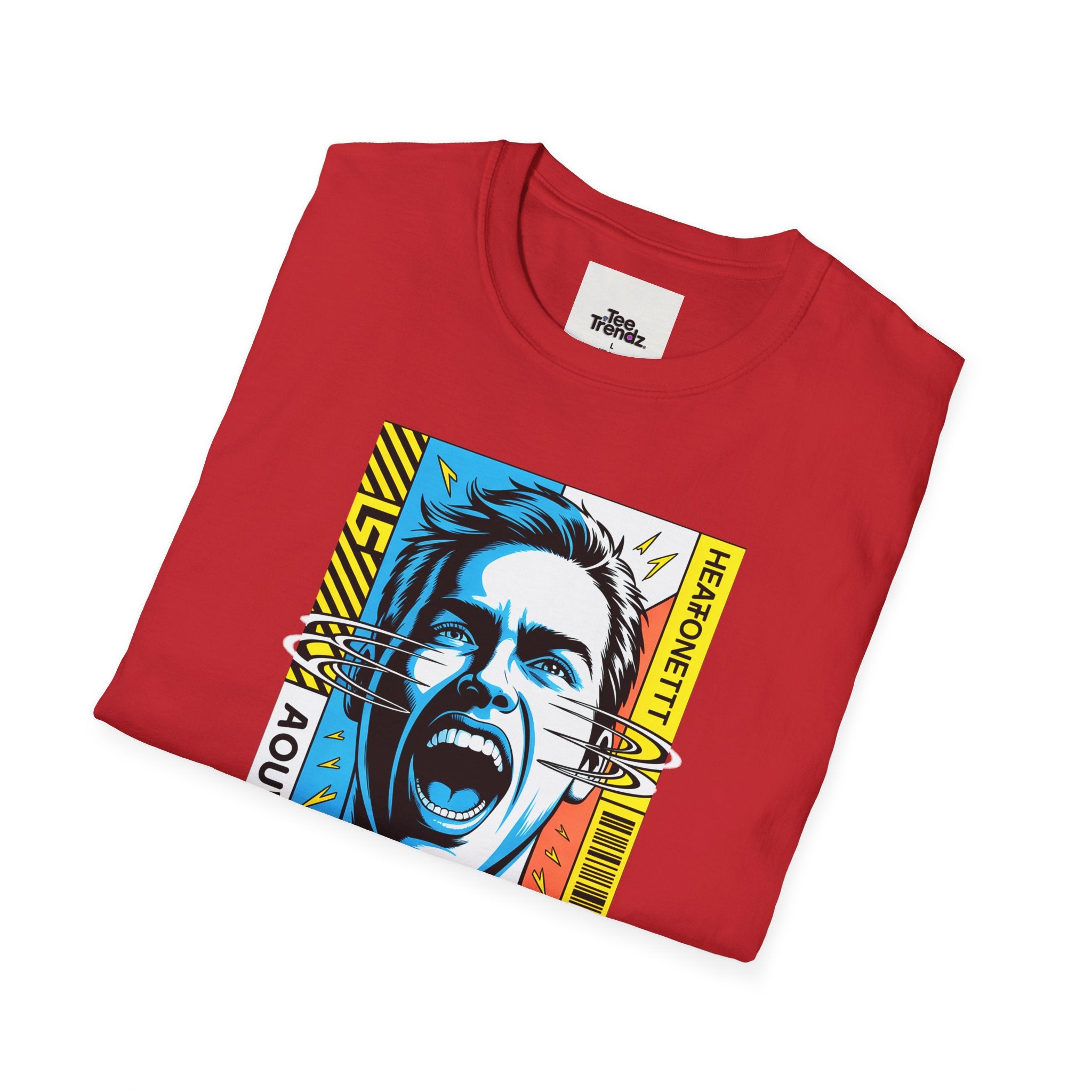 Stay Loud Graphic T-Shirt — Bold Pop Art Scream Design