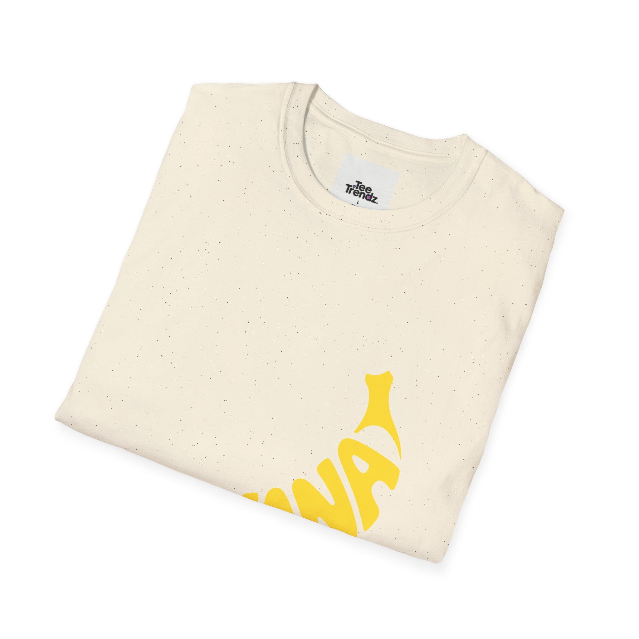 Banana Graphic T-Shirt – Retro Yellow Fruit Logo Tee