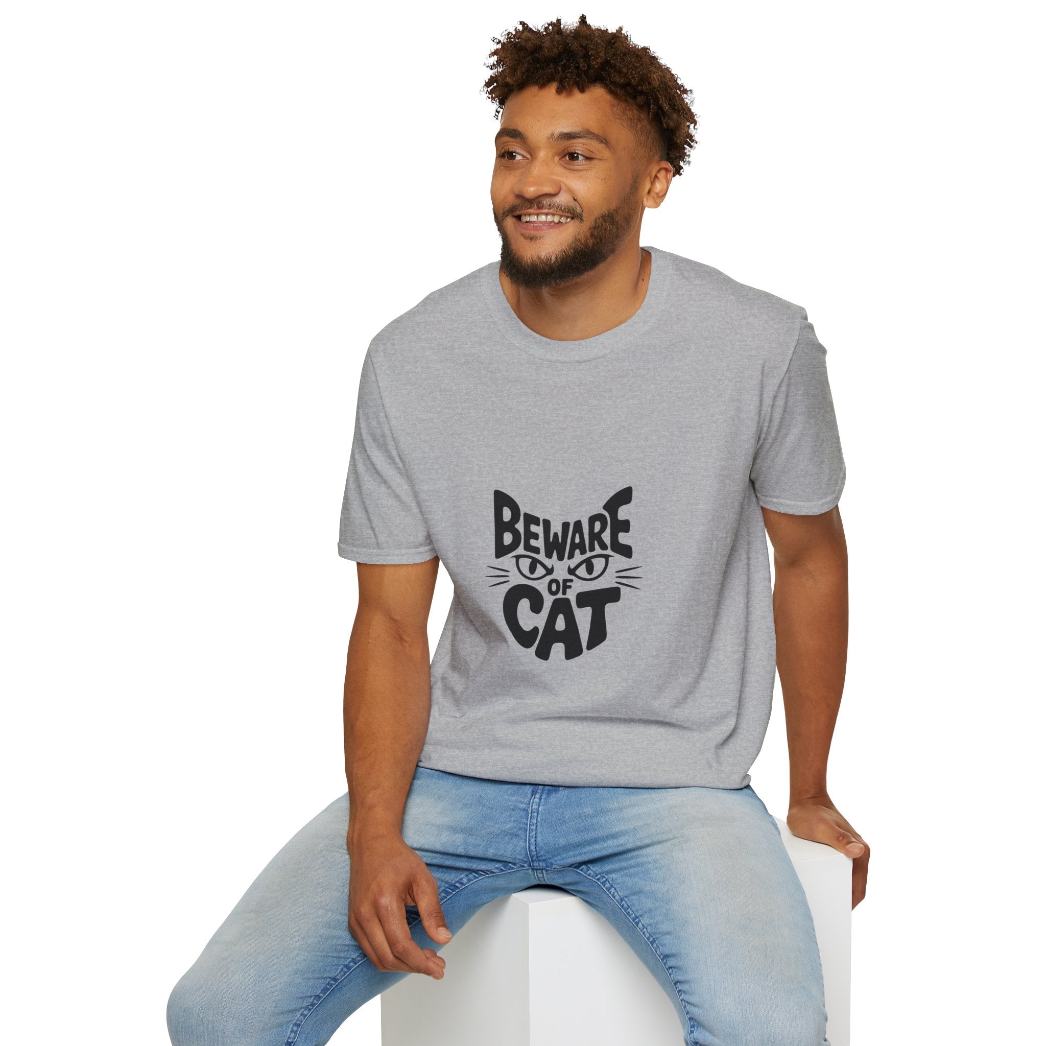 Beware of Cat T-Shirt — Funny Cat Lover Tee