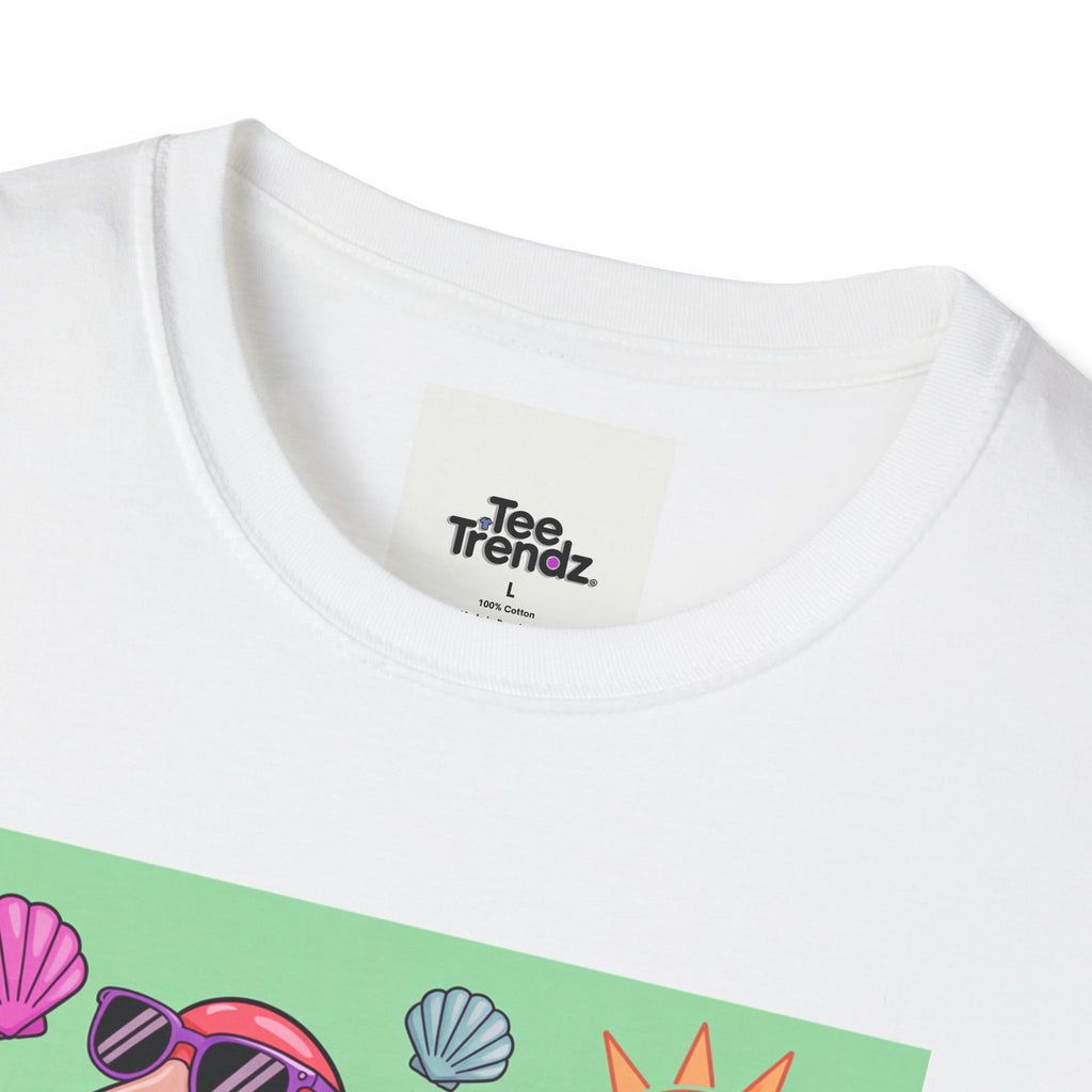 Beach Please Flamingo T-Shirt