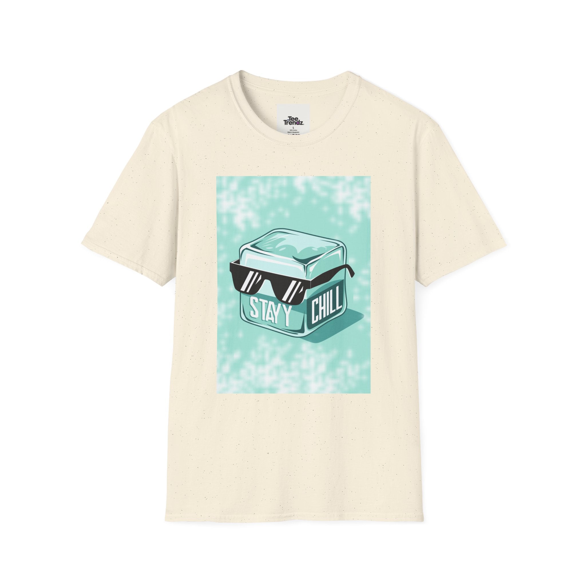 Stay Chill Ice Cube T-Shirt — Retro Sunglasses Graphic Tee