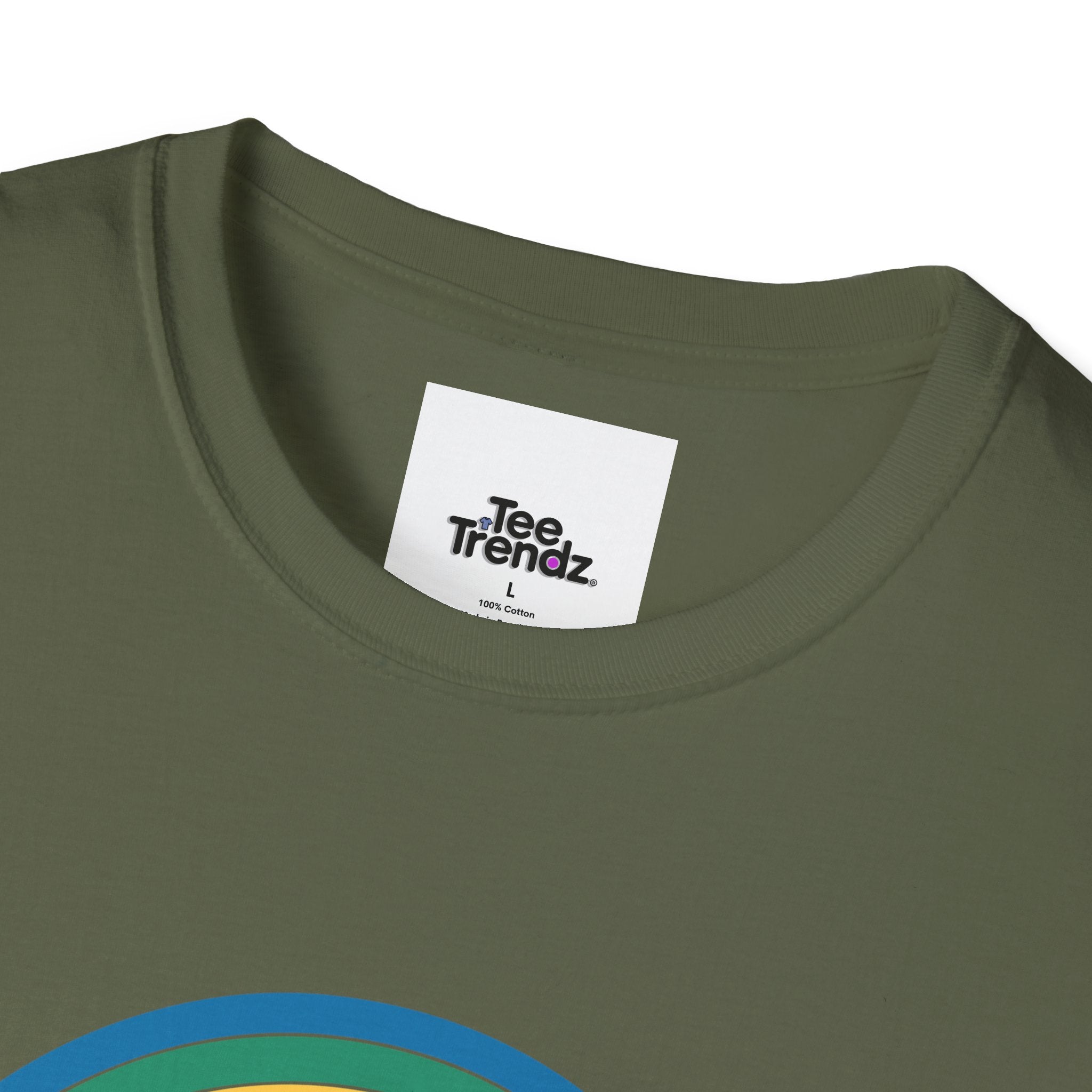 Pure Joy Dog T-Shirt – Playful Beagle Graphic Tee with Rainbow