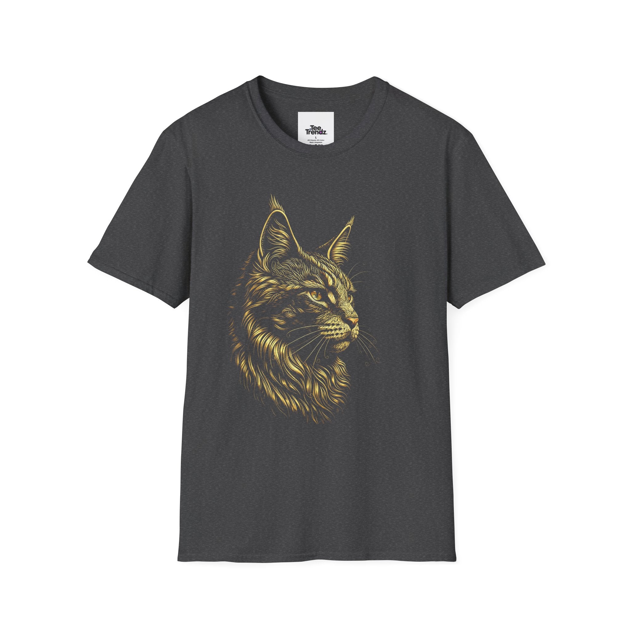 Lynx Sketch T-Shirt — Minimal Wildlife Illustration Tee