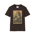 Katana Wave Cat T-Shirt — Vintage Japanese Wave Art Tee