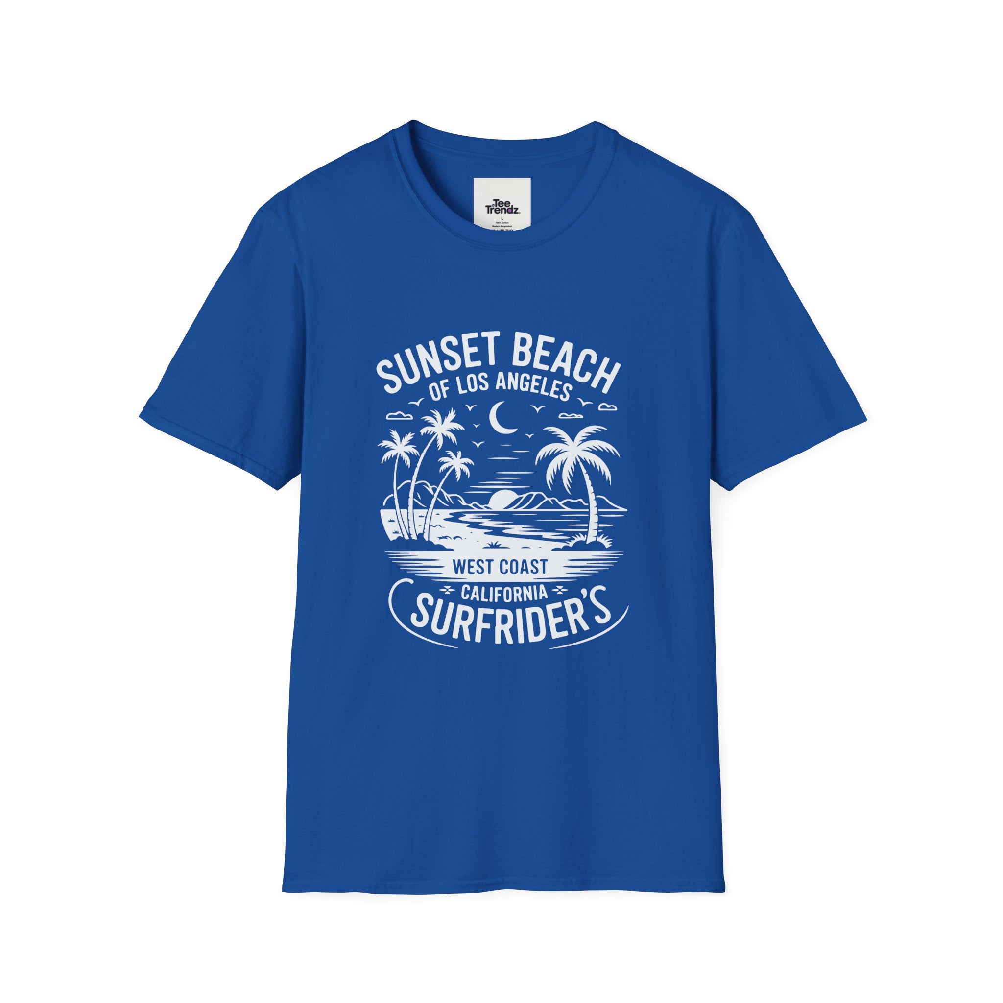 Sunset Beach Surfrider T-Shirt — West Coast California Surf Tee