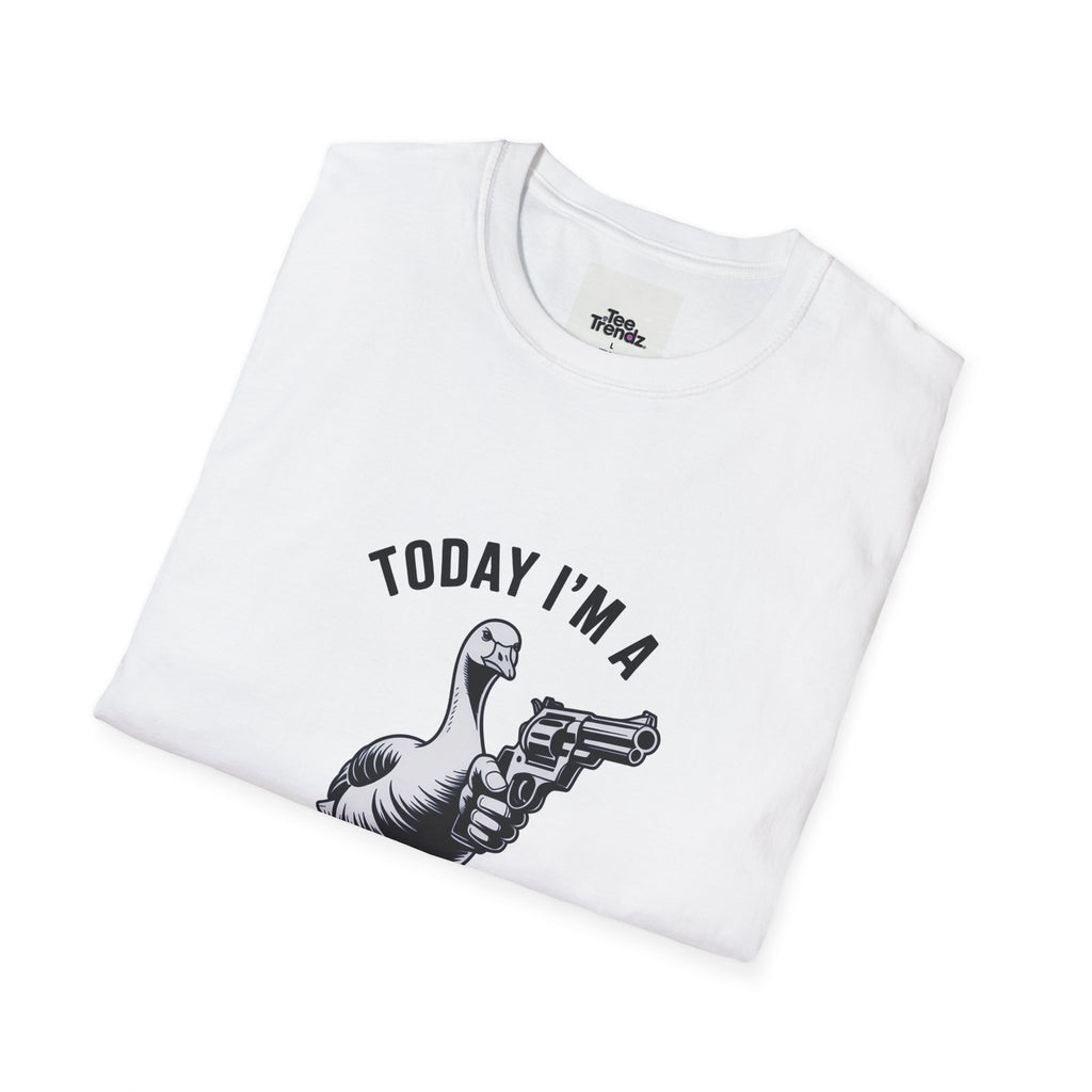 Serious Goose T-Shirt — "Today I'm a Serious Goose" Funny Graphic Tee