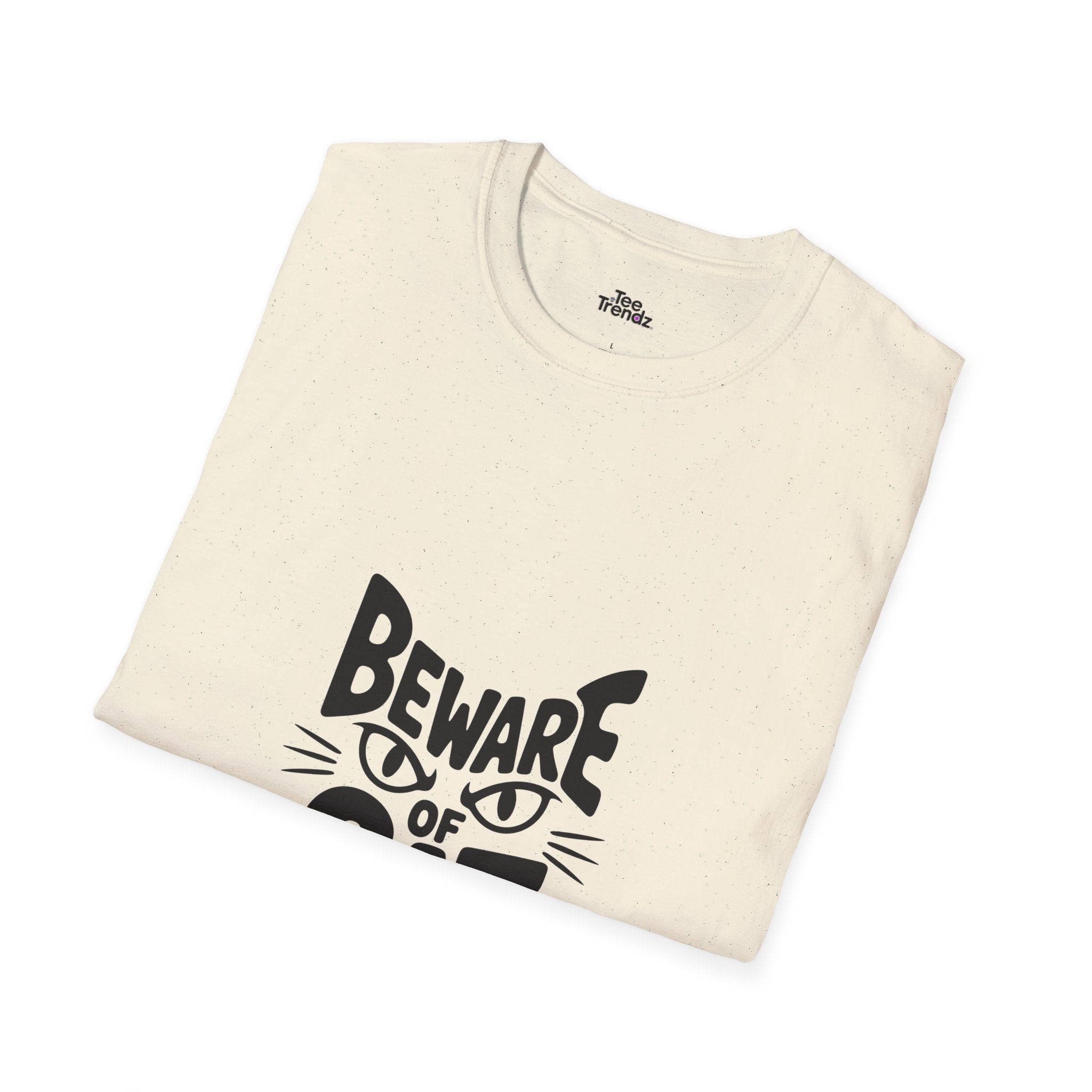 Beware of Cat T-Shirt — Funny Cat Lover Tee