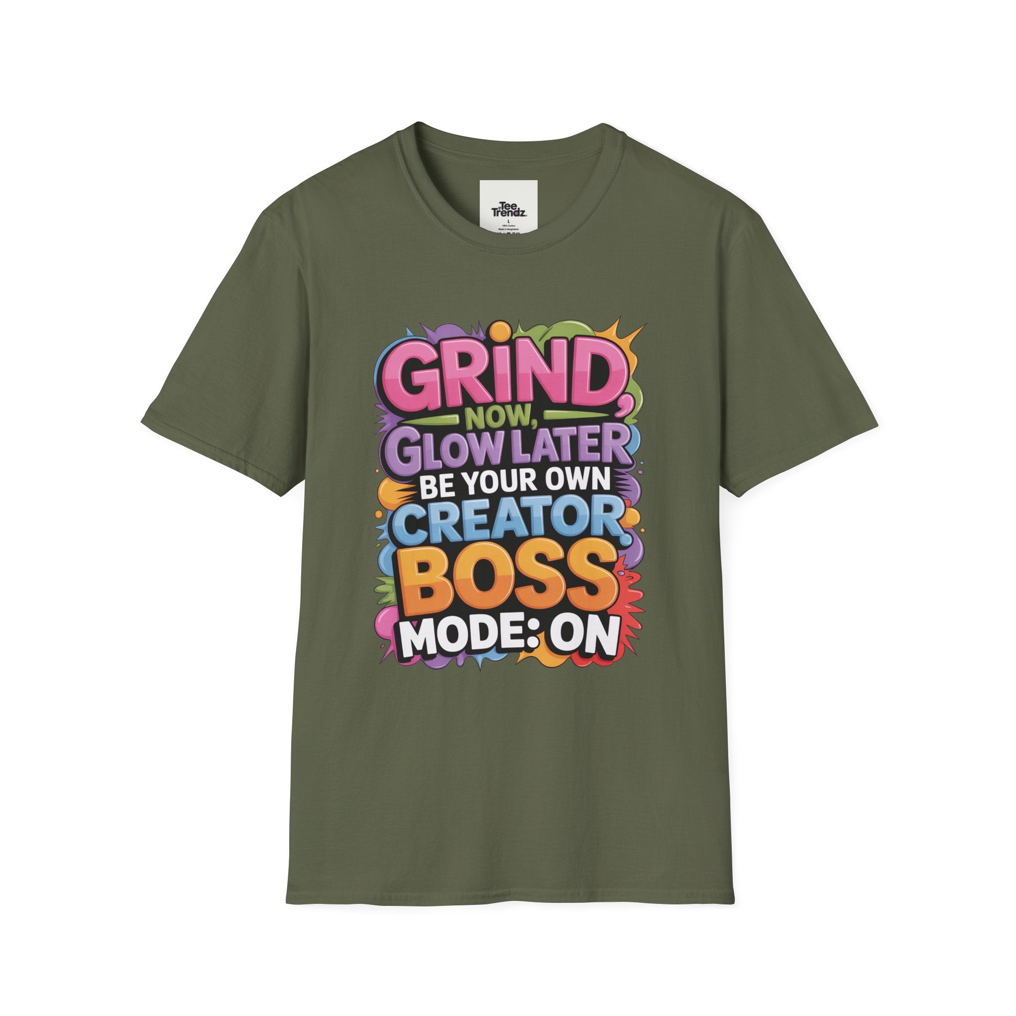Grind Now Glow Later Creator Boss T-Shirt