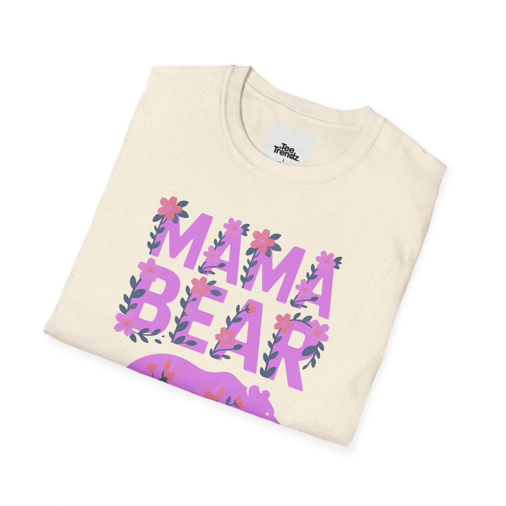 Mama Bear Floral T-Shirt — Mother's Day Mom Tee