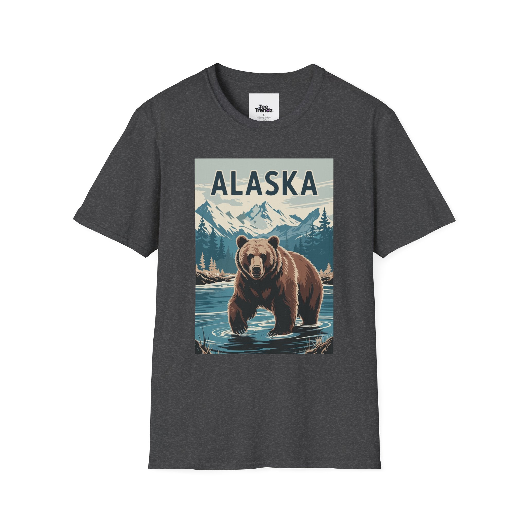 Alaska Bear T-Shirt — Vintage Mountain Wildlife Tee