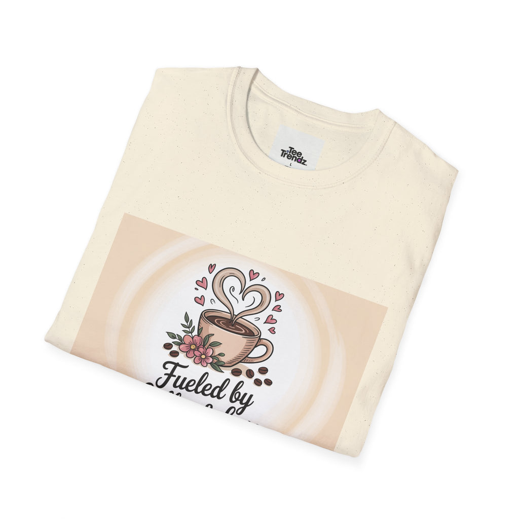 Coffee Lover T-Shirt — "Fueled by Coffee & Love" Graphic Tee