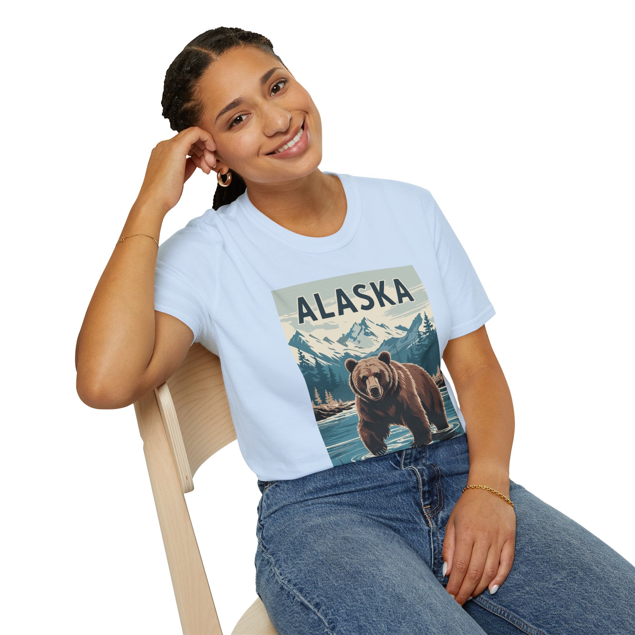 Alaska Bear T-Shirt — Vintage Mountain Wildlife Tee