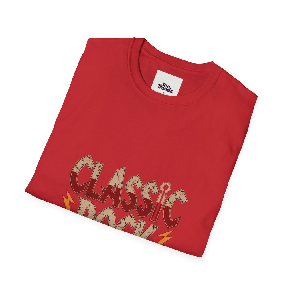 Classic Rock T-Shirt — Retro Lightning Band Tee
