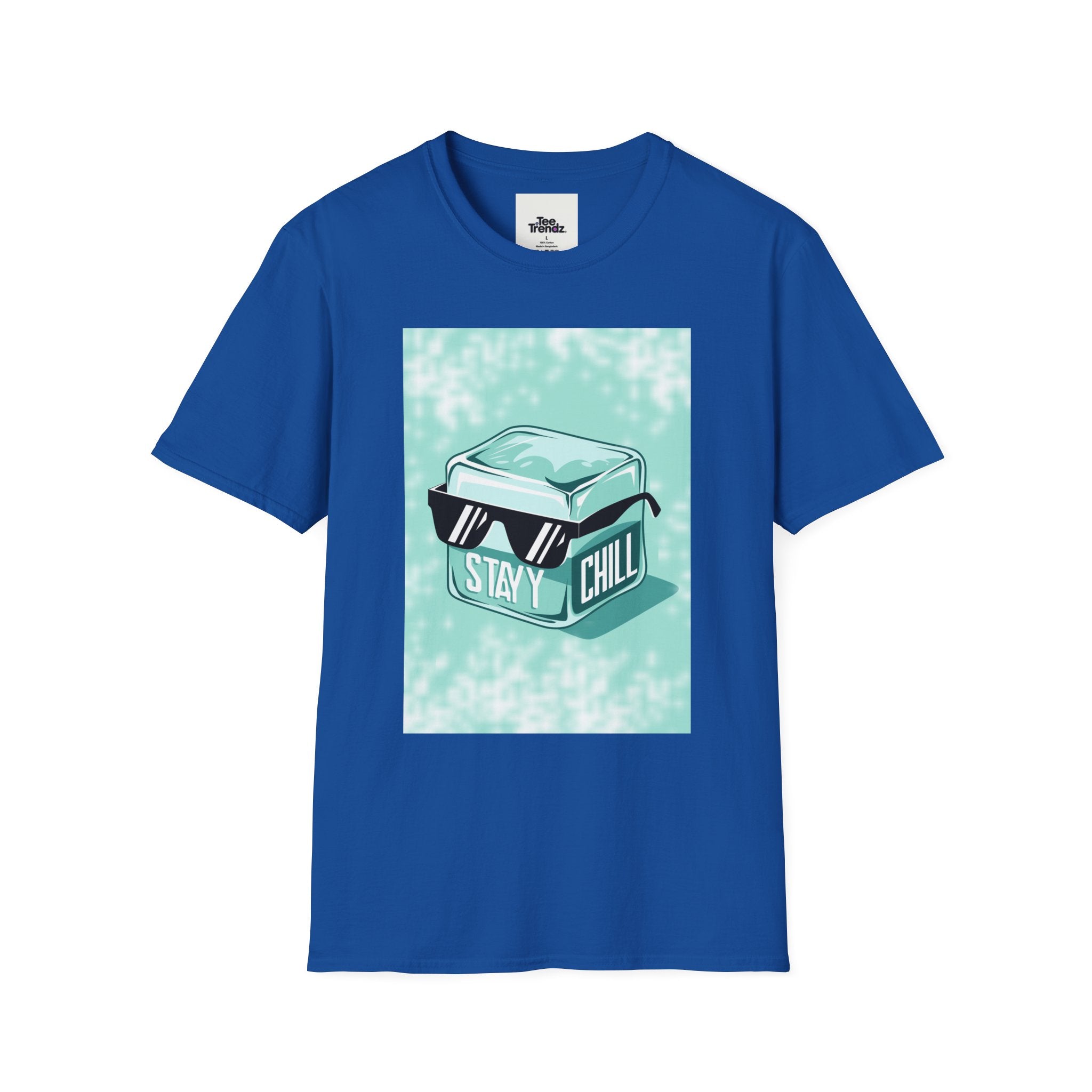 Stay Chill Ice Cube T-Shirt — Retro Sunglasses Graphic Tee