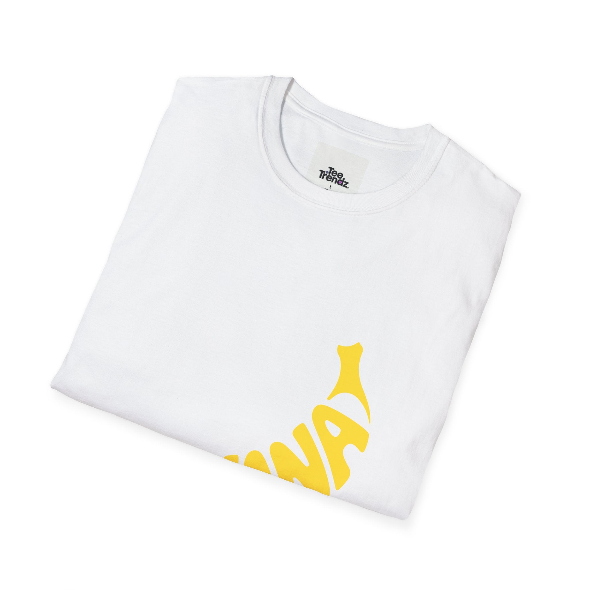 Banana Graphic T-Shirt – Retro Yellow Fruit Logo Tee