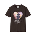 Mother's Love T-Shirt — Silhouette Heart Mom & Child Graphic (Mother's Day Gift)