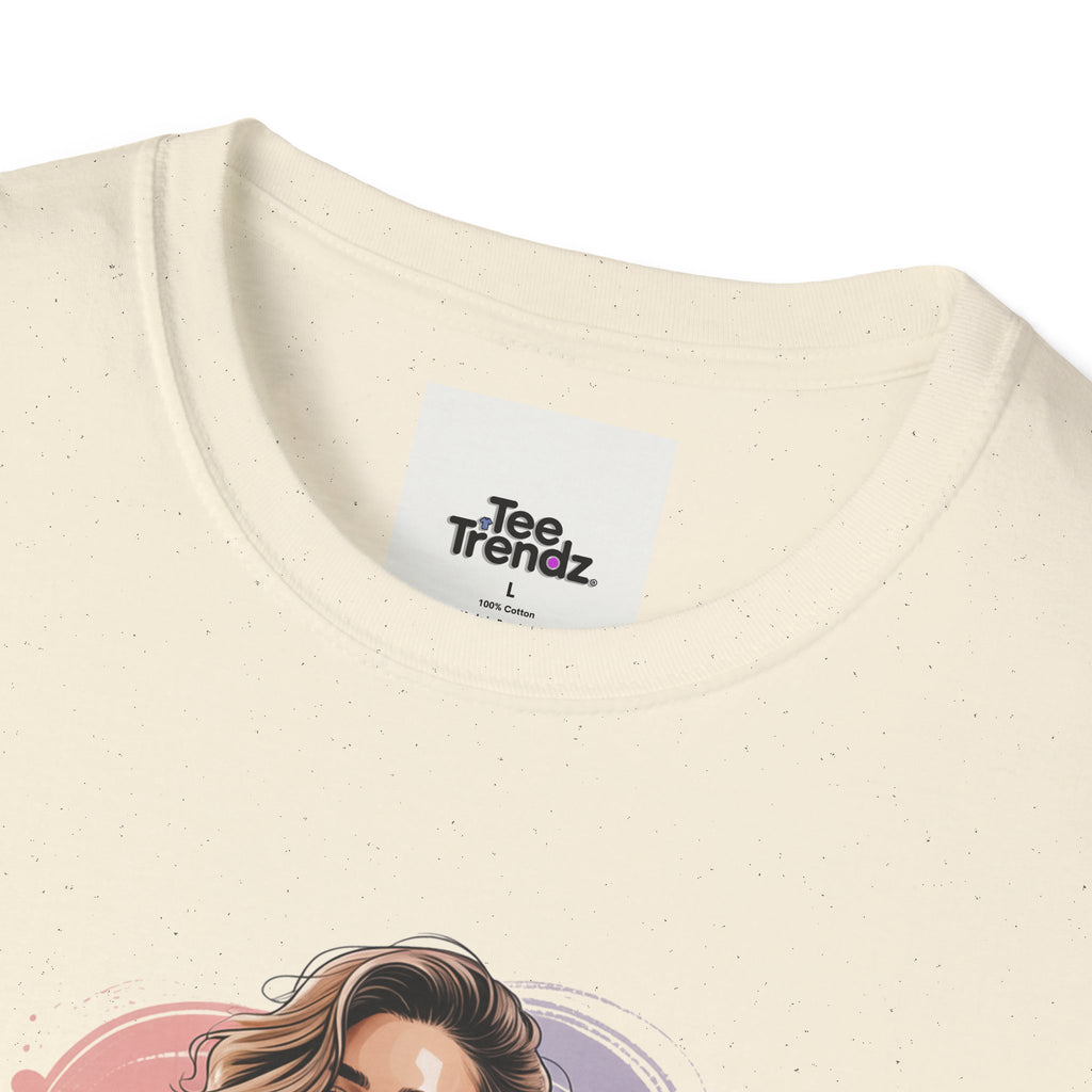 Personalized Portrait T‑Shirt — Custom Name "Cierra Ortega" Tropical Palm Graphic