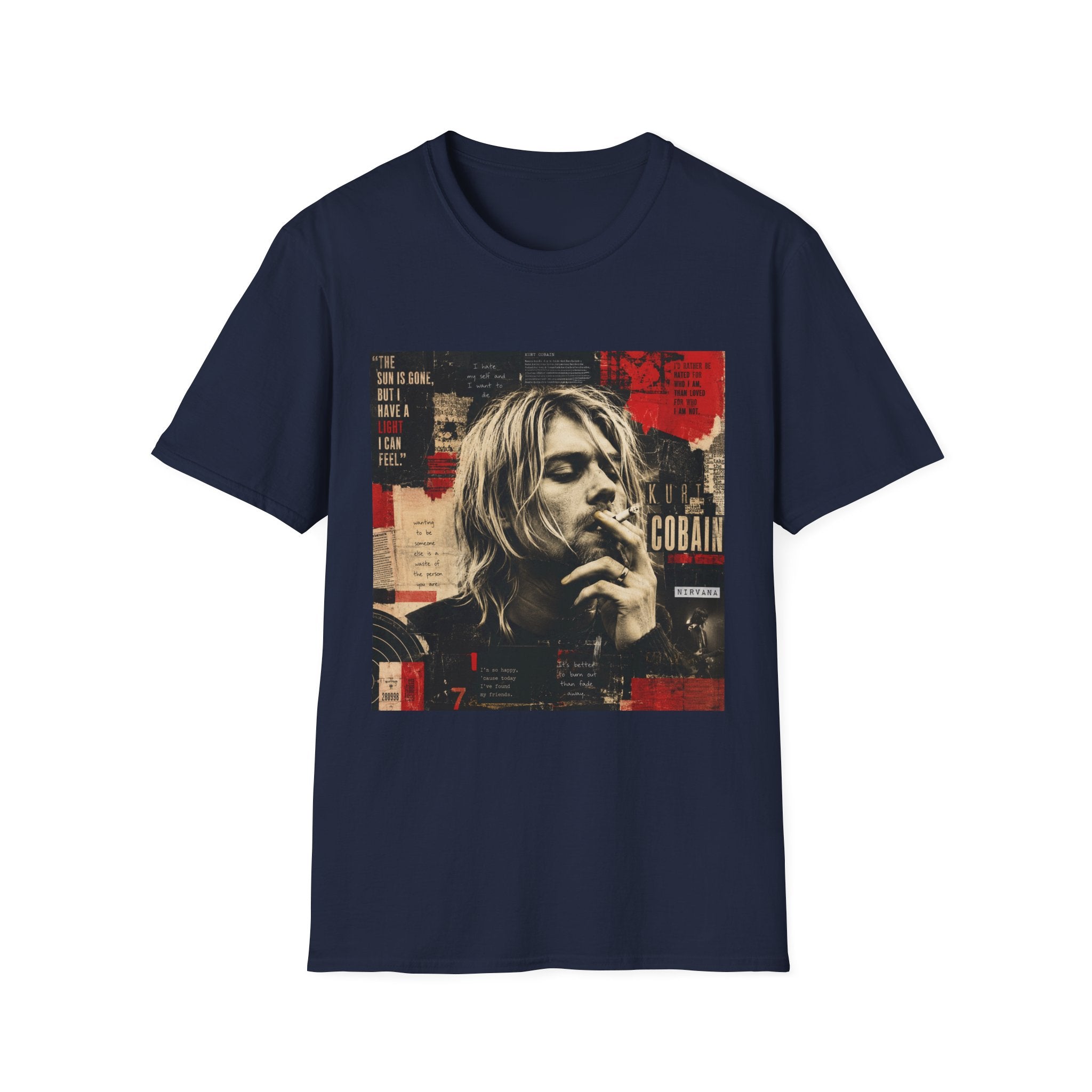 Vintage Grunge Band Portrait T-Shirt