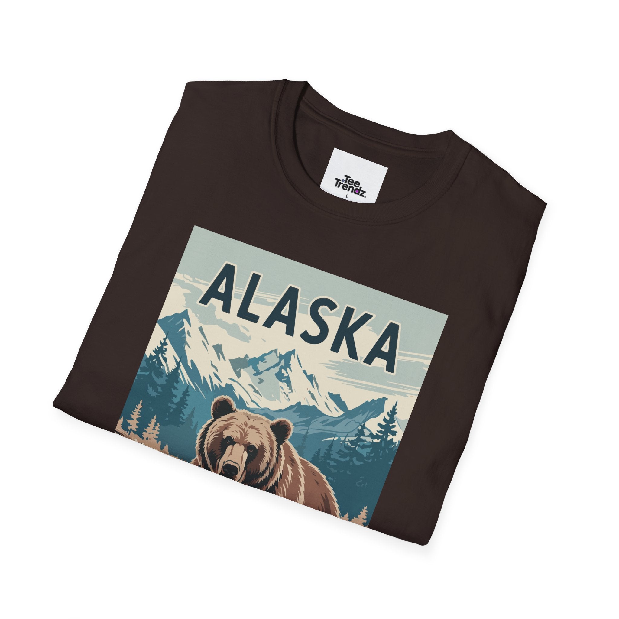 Alaska Bear T-Shirt — Vintage Mountain Wildlife Tee
