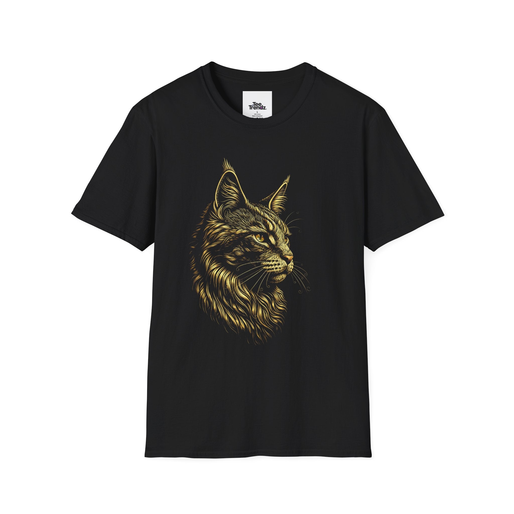 Lynx Sketch T-Shirt — Minimal Wildlife Illustration Tee