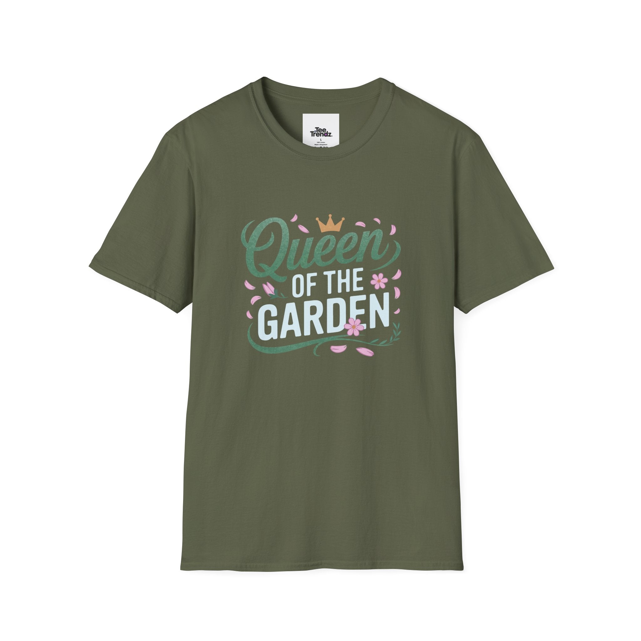 Queen of the Garden T-Shirt — Floral Gardener Gift