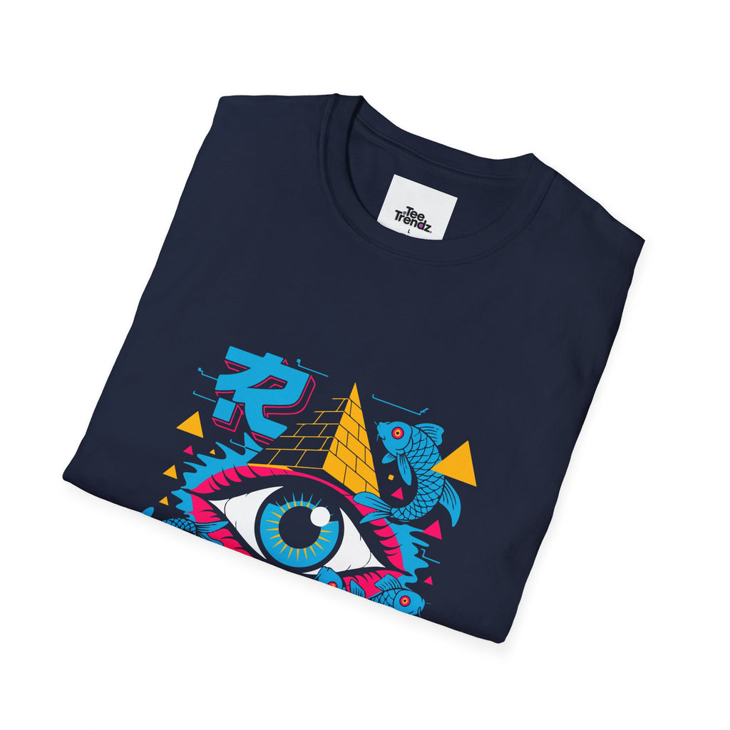 Psychedelic Eye T-Shirt — Retro Japanese Graphic Tee