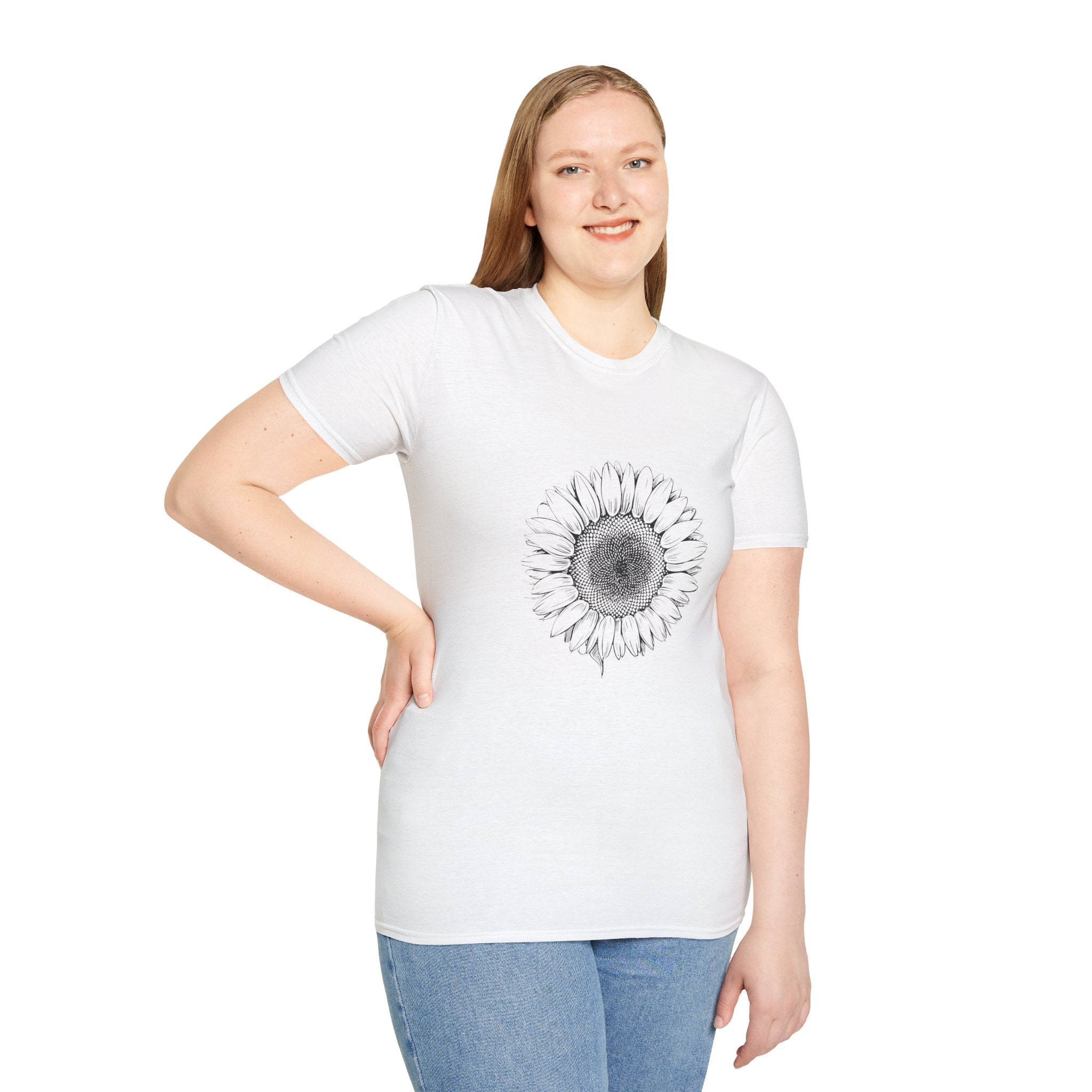 Sunflower Sketch T-Shirt