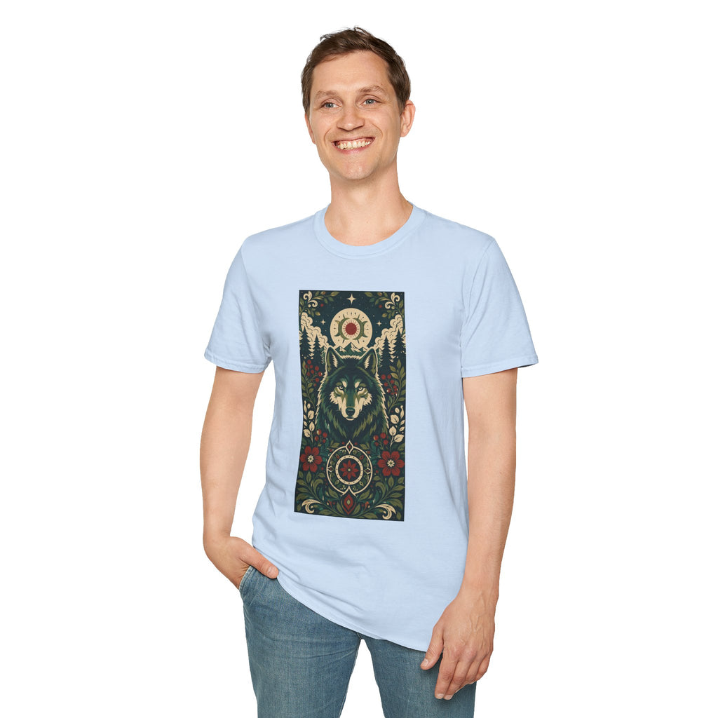 Wolf Spirit T-Shirt — Mystic Forest Moon Graphic