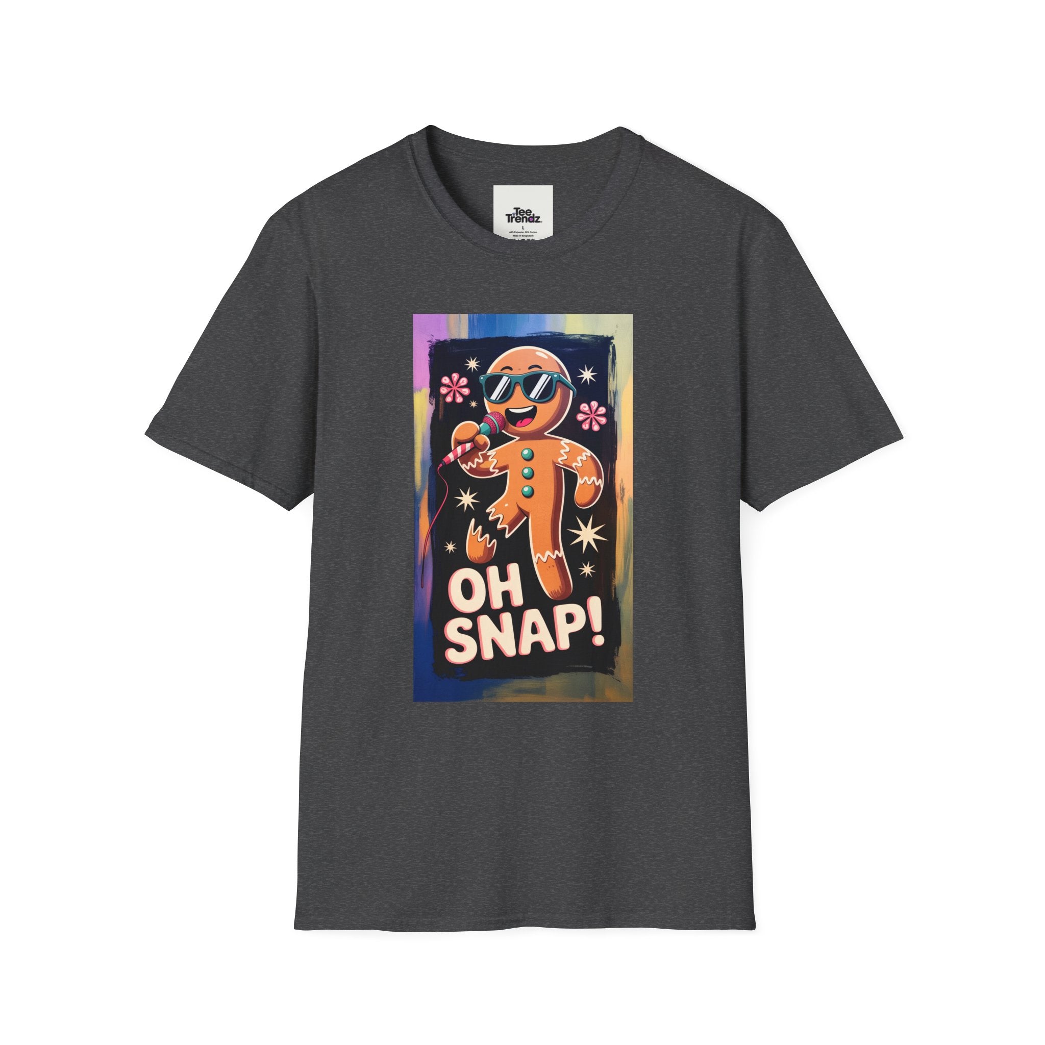 T-Shirt — 'Oh Snap!' Gingerbread Cookie Graphic Tee