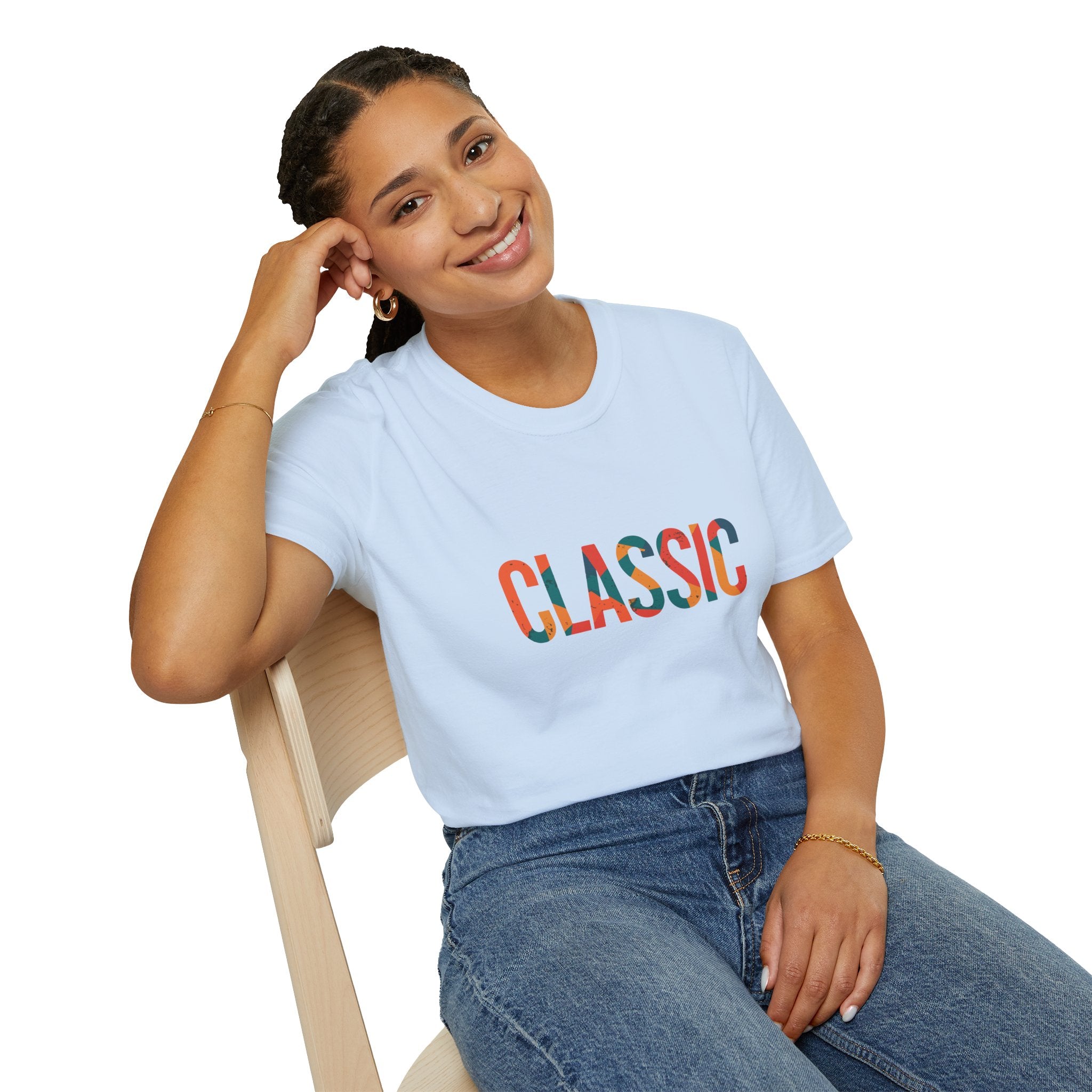 Classic Retro Text T-Shirt