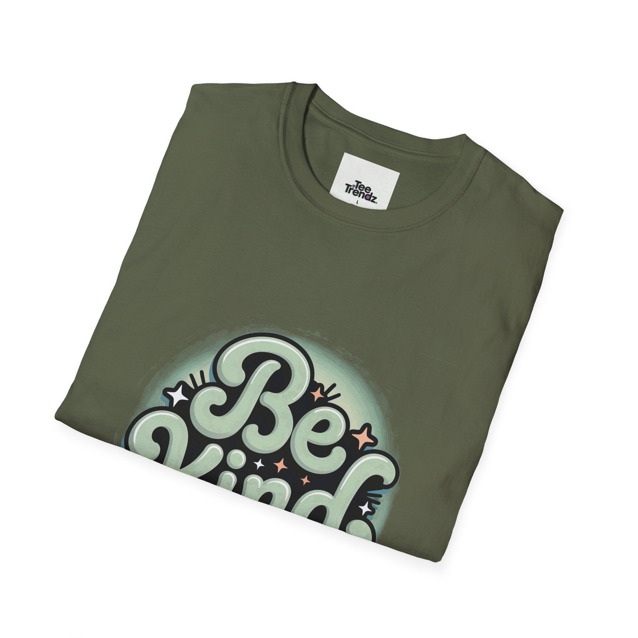 Be Kind T-Shirt — Retro Script Kindness Tee