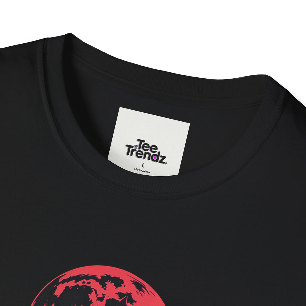 Wolf Howl T-Shirt — Red Moon Graphic Tee
