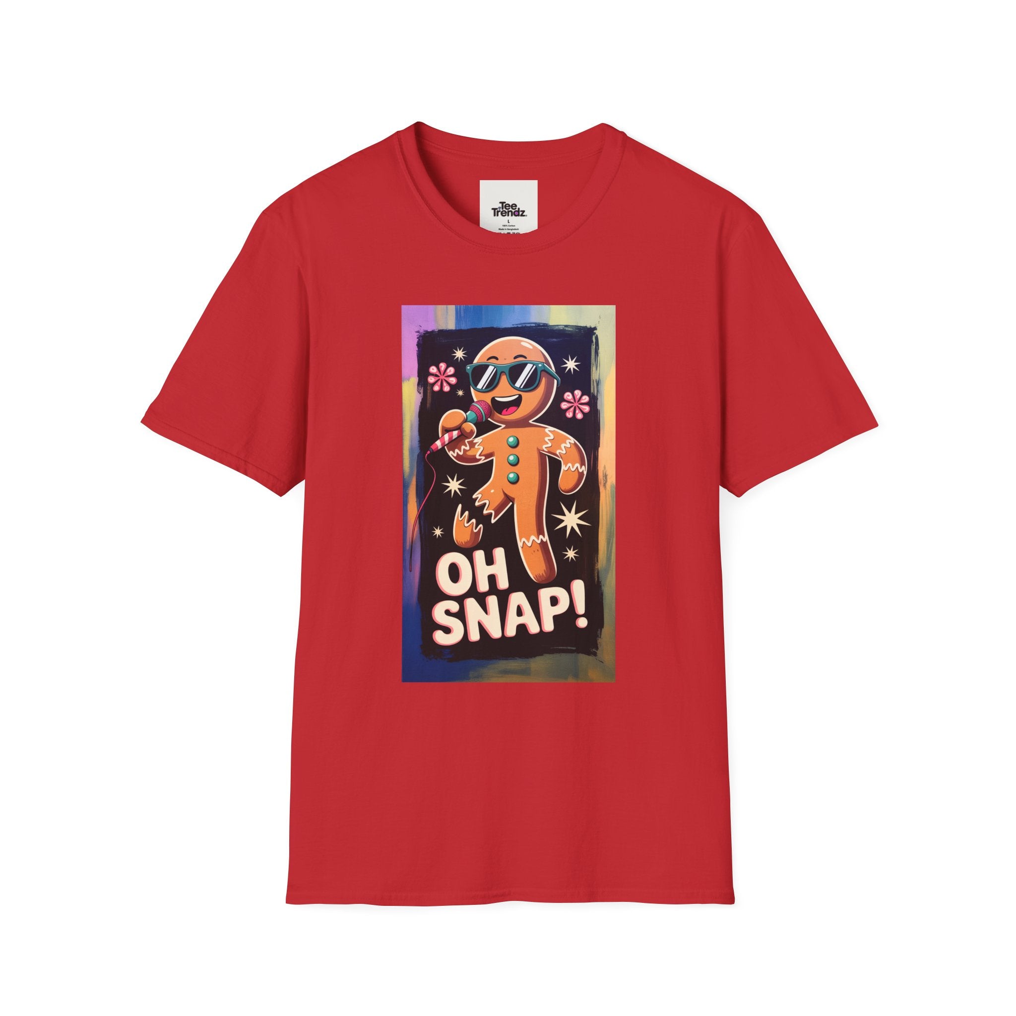 T-Shirt — 'Oh Snap!' Gingerbread Cookie Graphic Tee