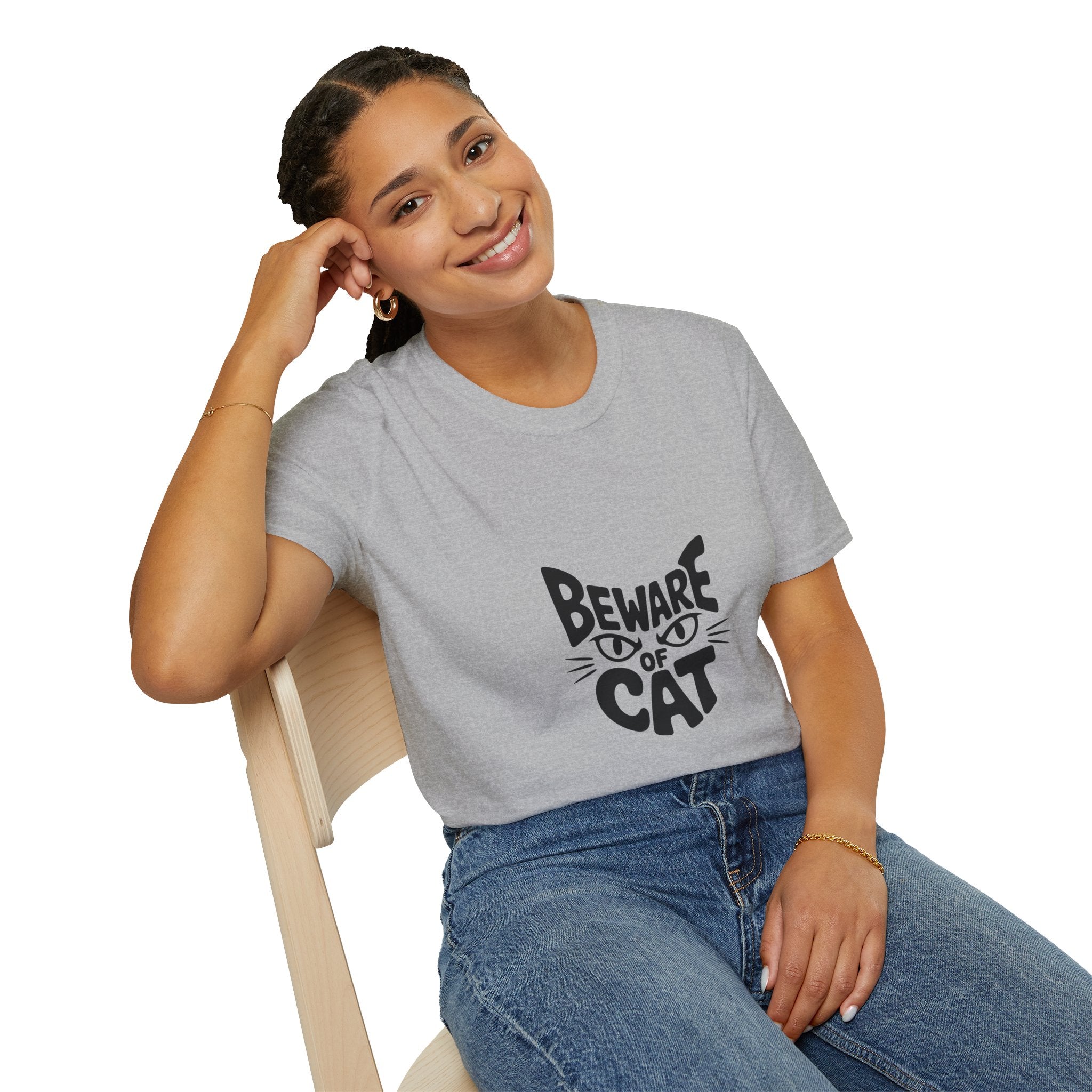 Beware of Cat T-Shirt — Funny Cat Lover Tee