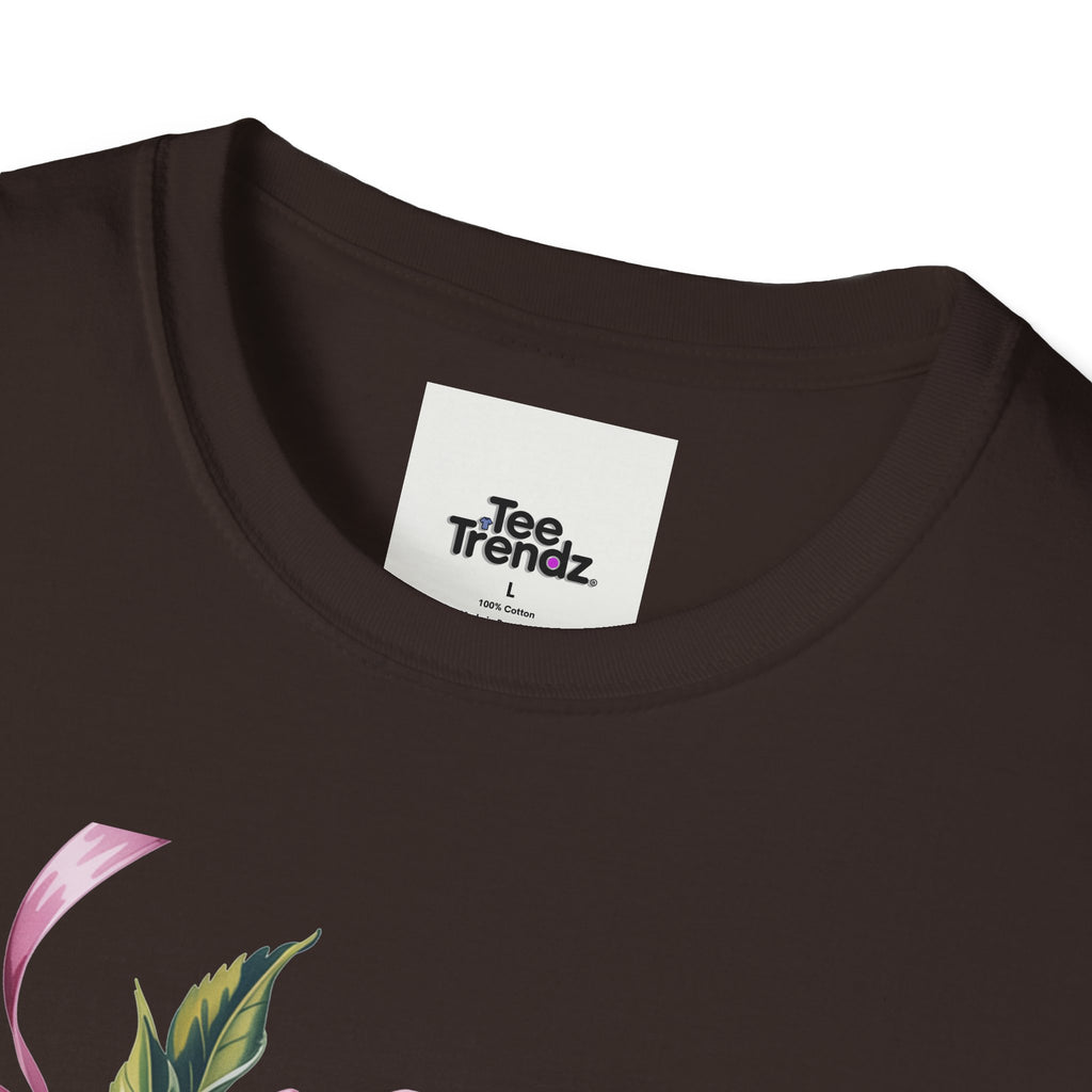 Happy Birthday Floral T-Shirt — Pink Blossom Birthday Tee