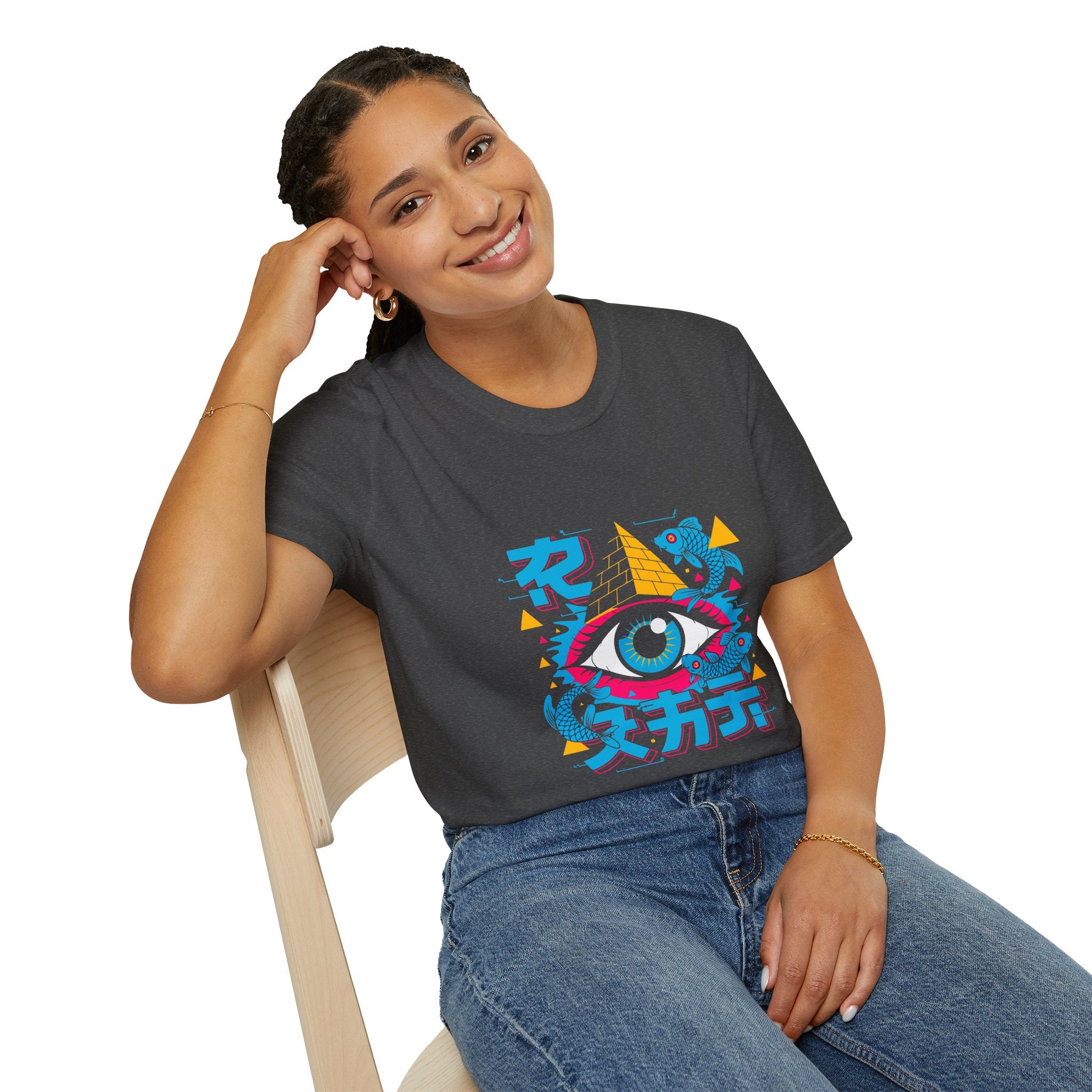 Psychedelic Eye T-Shirt — Retro Japanese Graphic Tee
