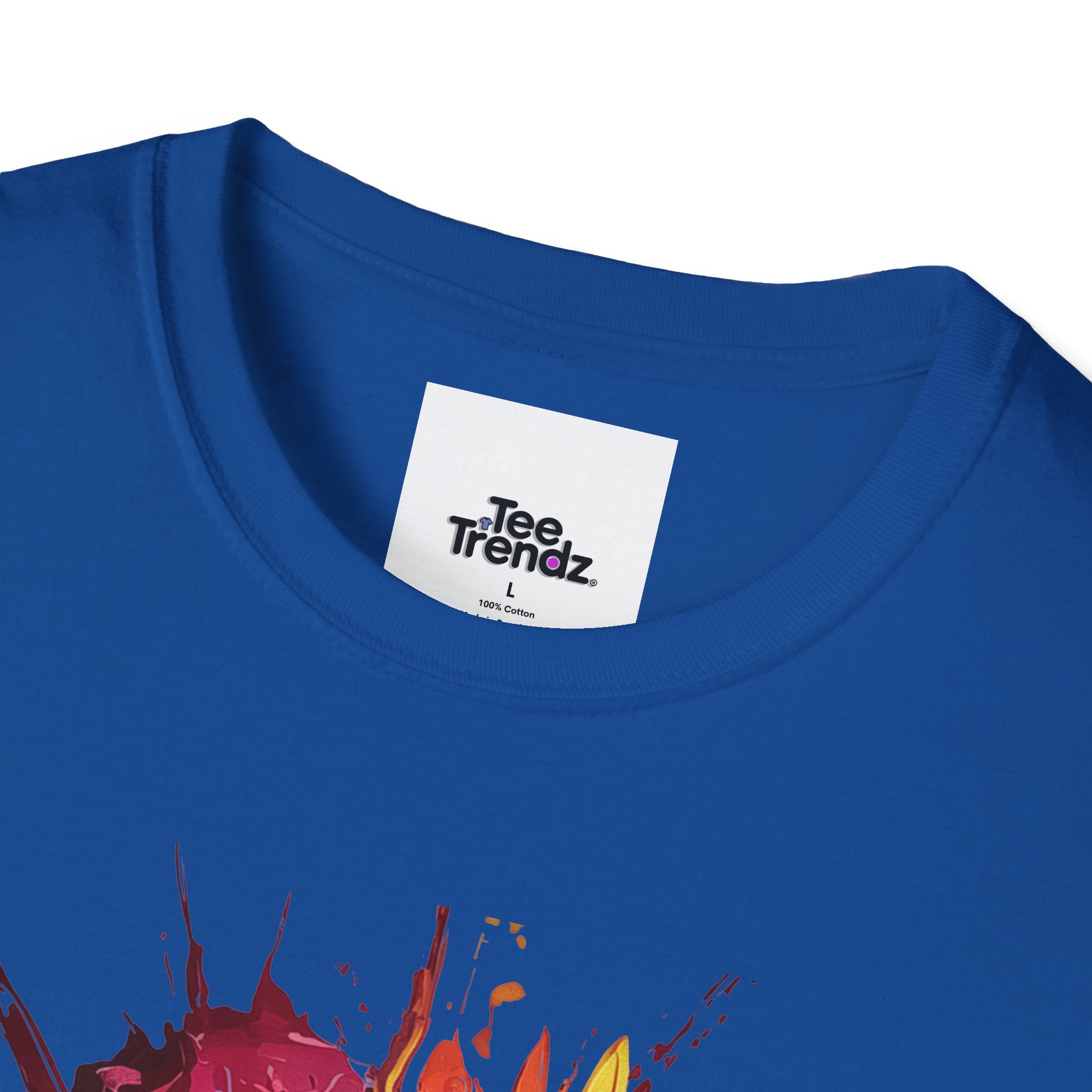 I Feel Like Painting T-Shirt — Colorful Paint Splash Artist Tee